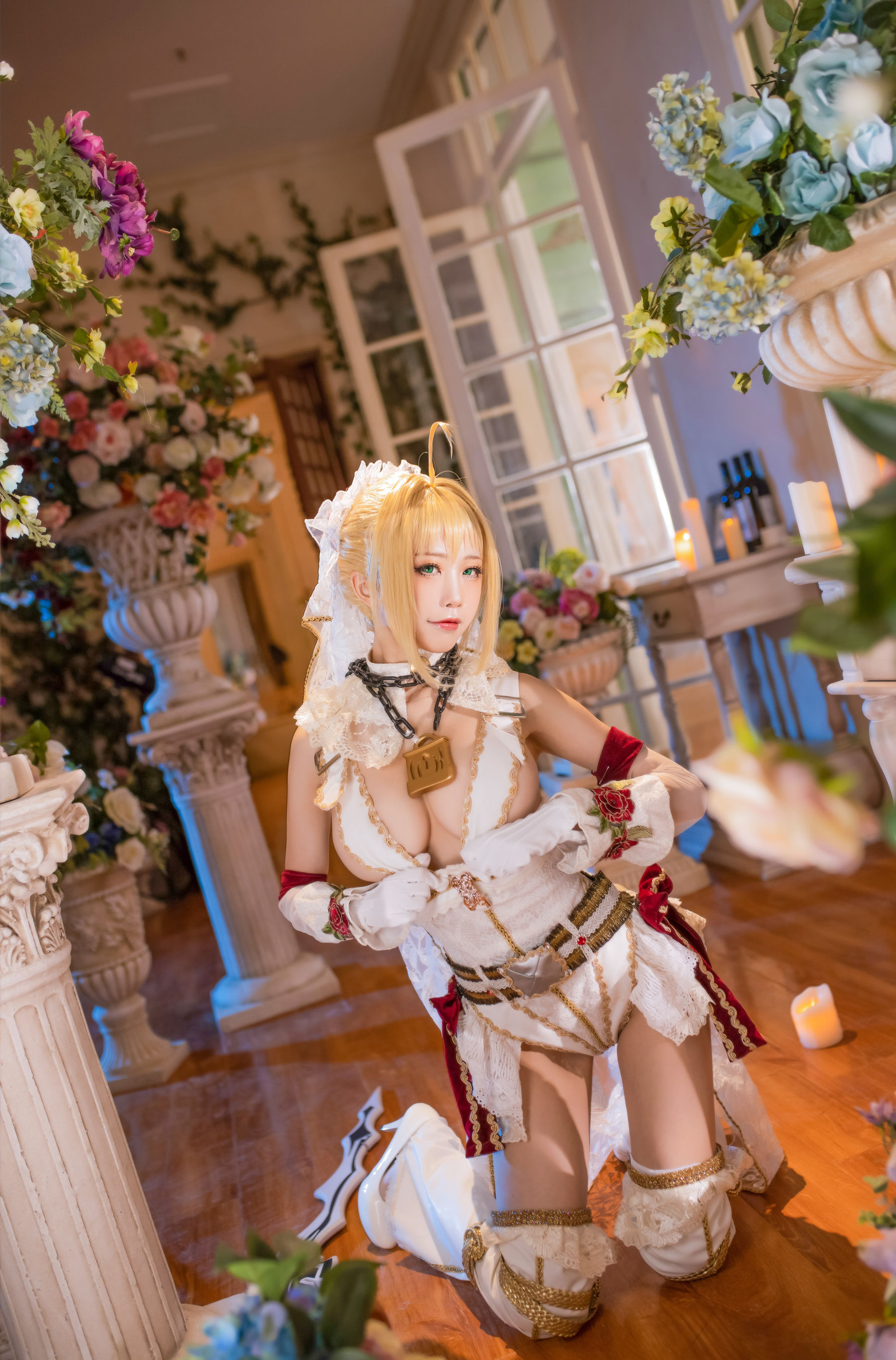 动漫博主水淼aqua – 尼禄x玉藻前 Cosplay-第5张