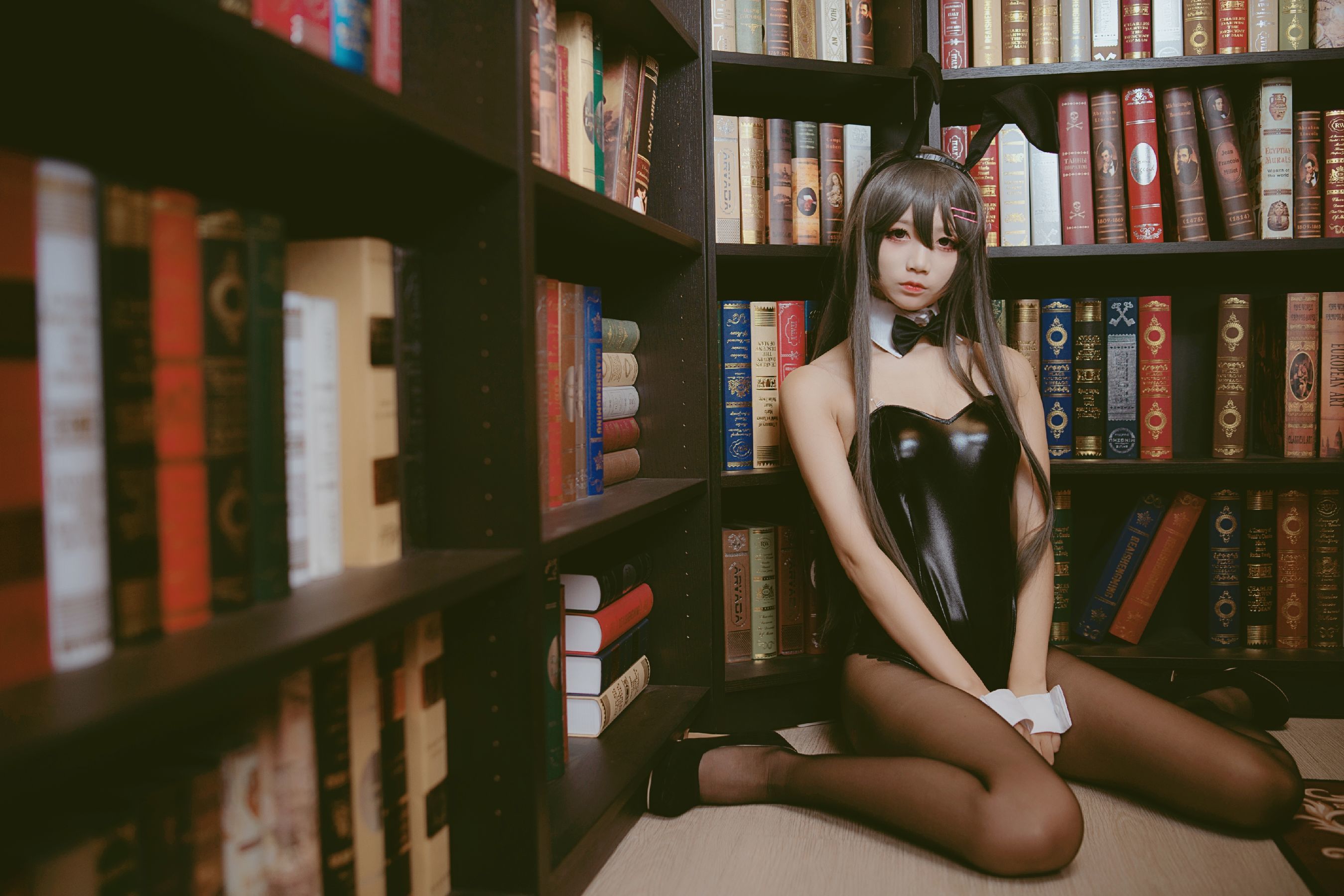 [萝莉COS] 清纯少女五更百鬼 – 樱岛麻衣兔女郎 Cosplay-第1张