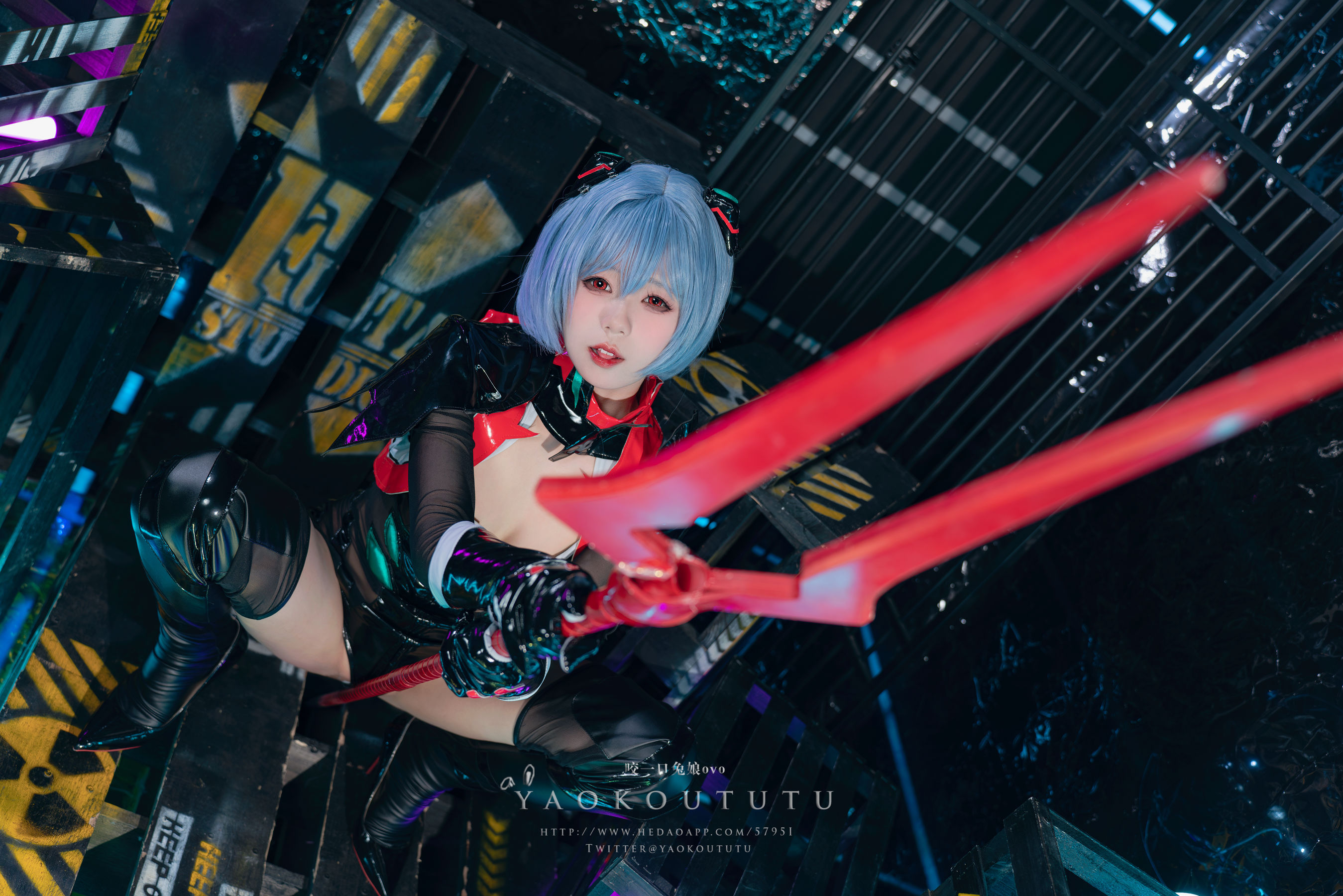 咬一口兔娘 – 黑凌波 Cosplay-第5张