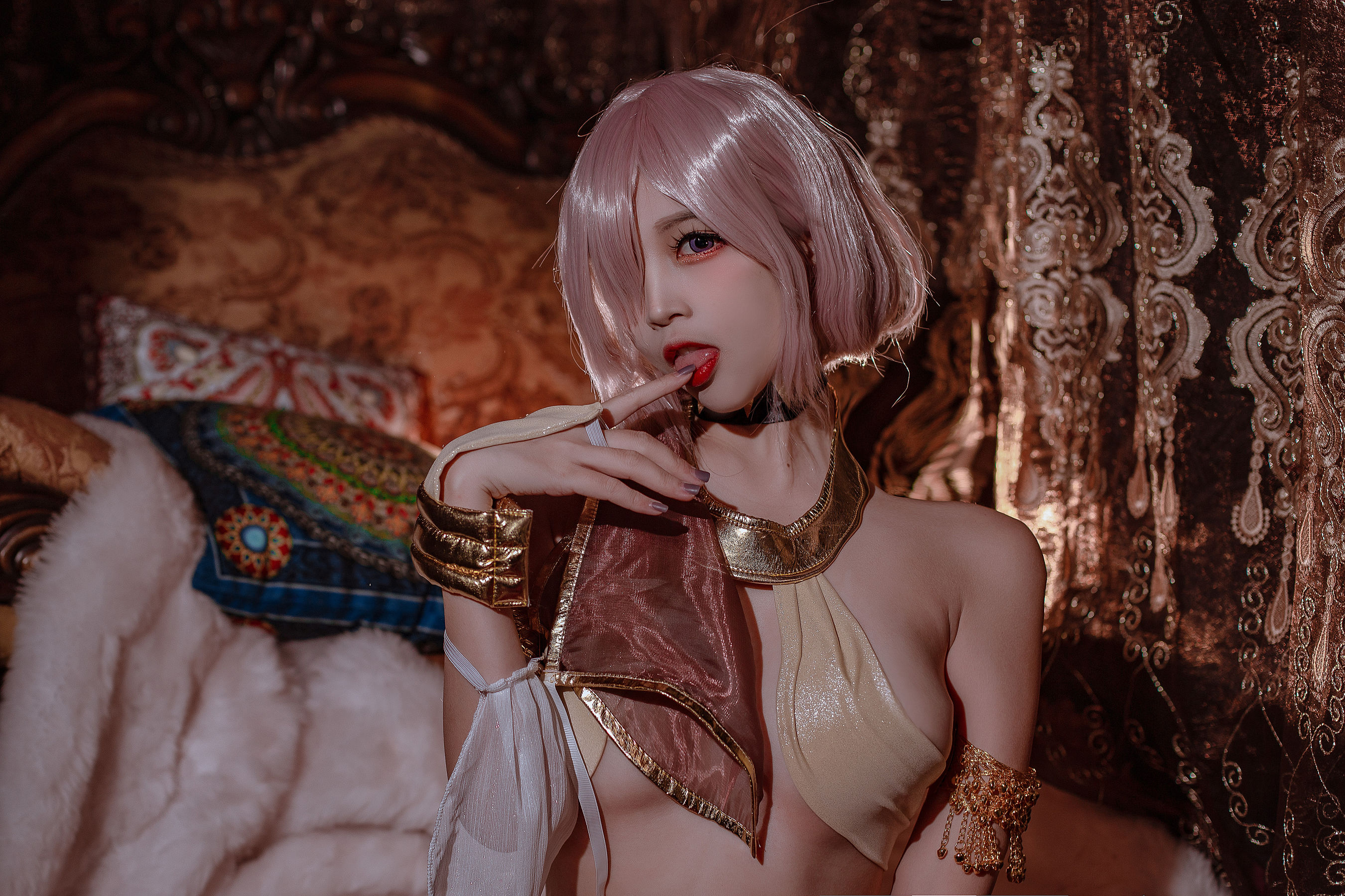 人气Coser二佐Nisa – fate玛修舞娘 Cosplay-第4张