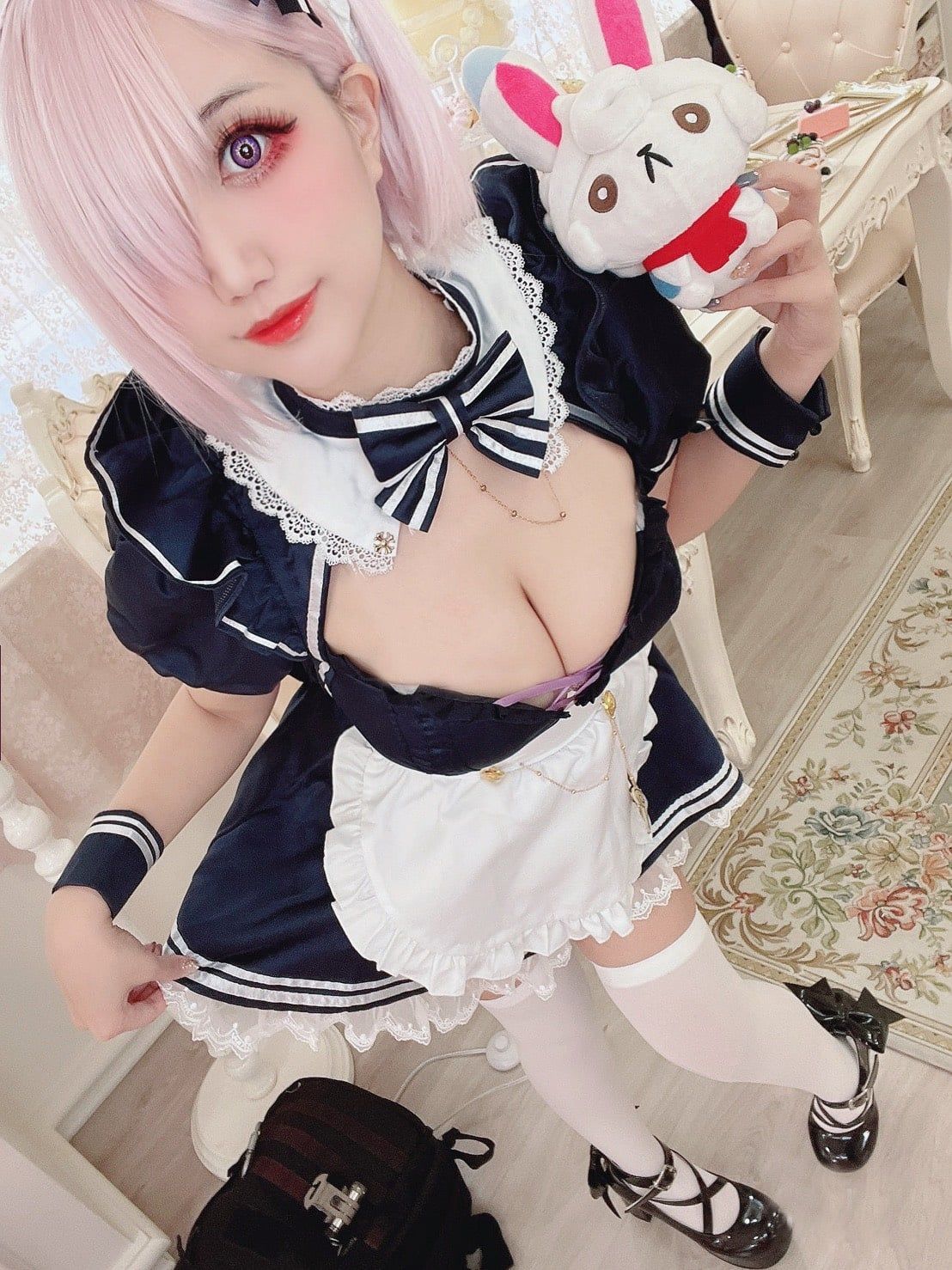 七七小姐 – 玛修 Cosplay-第3张