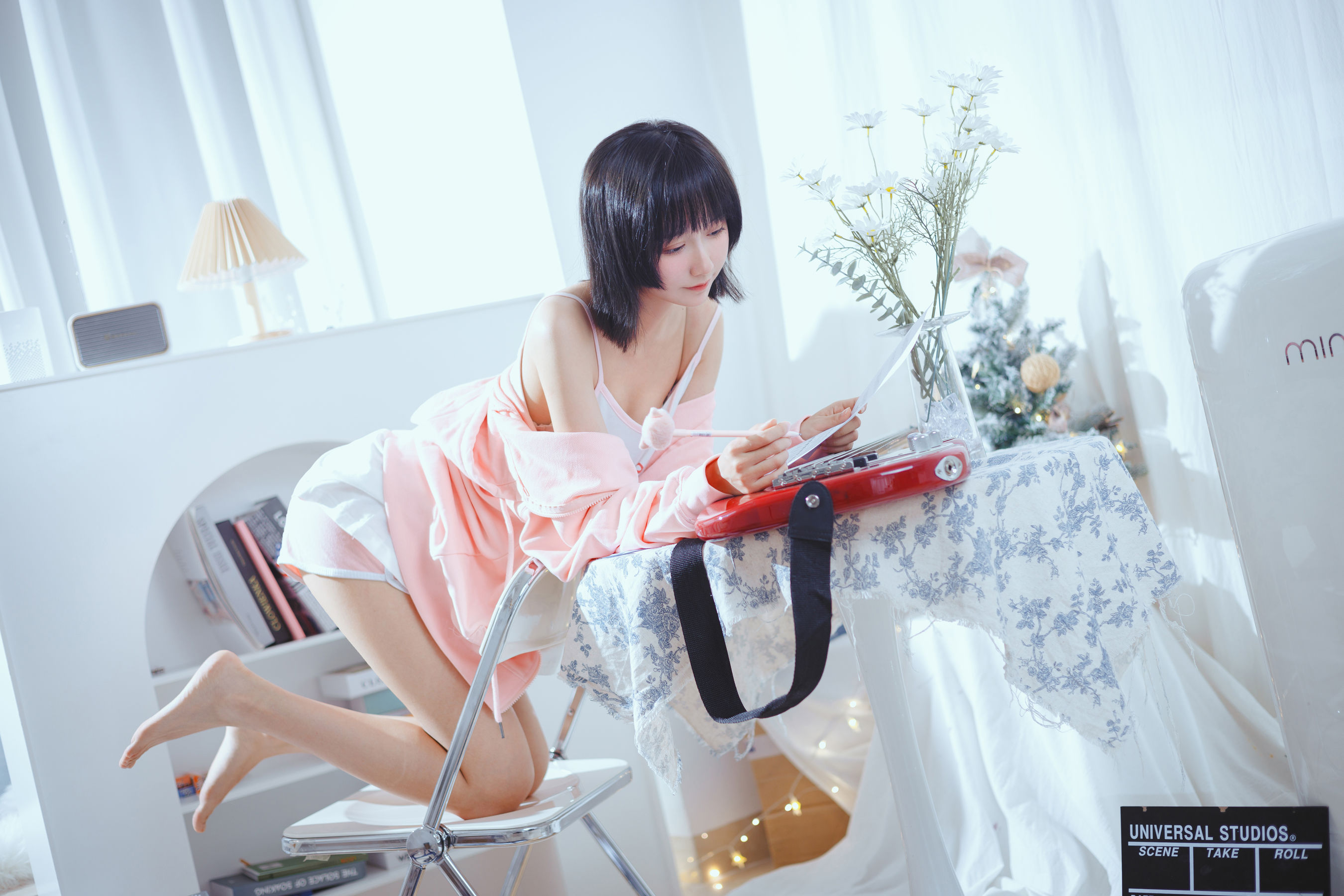 萌系小姐姐木绵绵OwO – 贝斯与妹妹 Cosplay-第2张