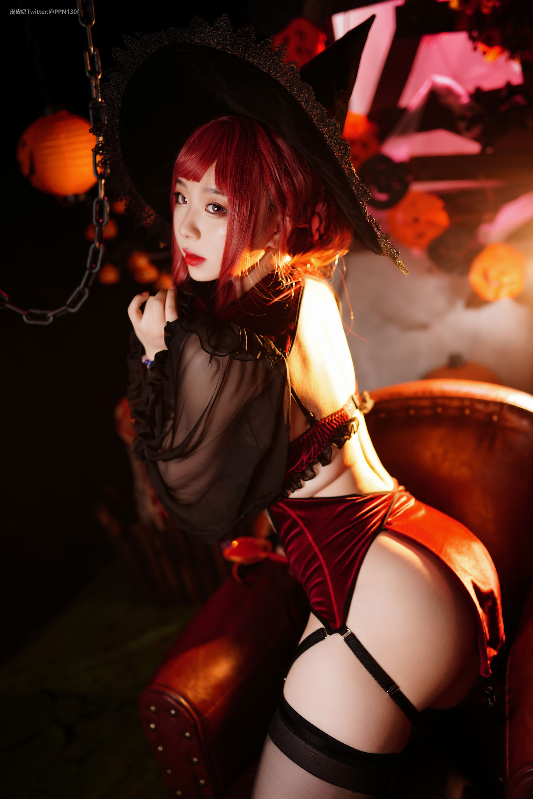 皮皮奶可可爱了啦 – 万圣节女巫 Cosplay-第5张