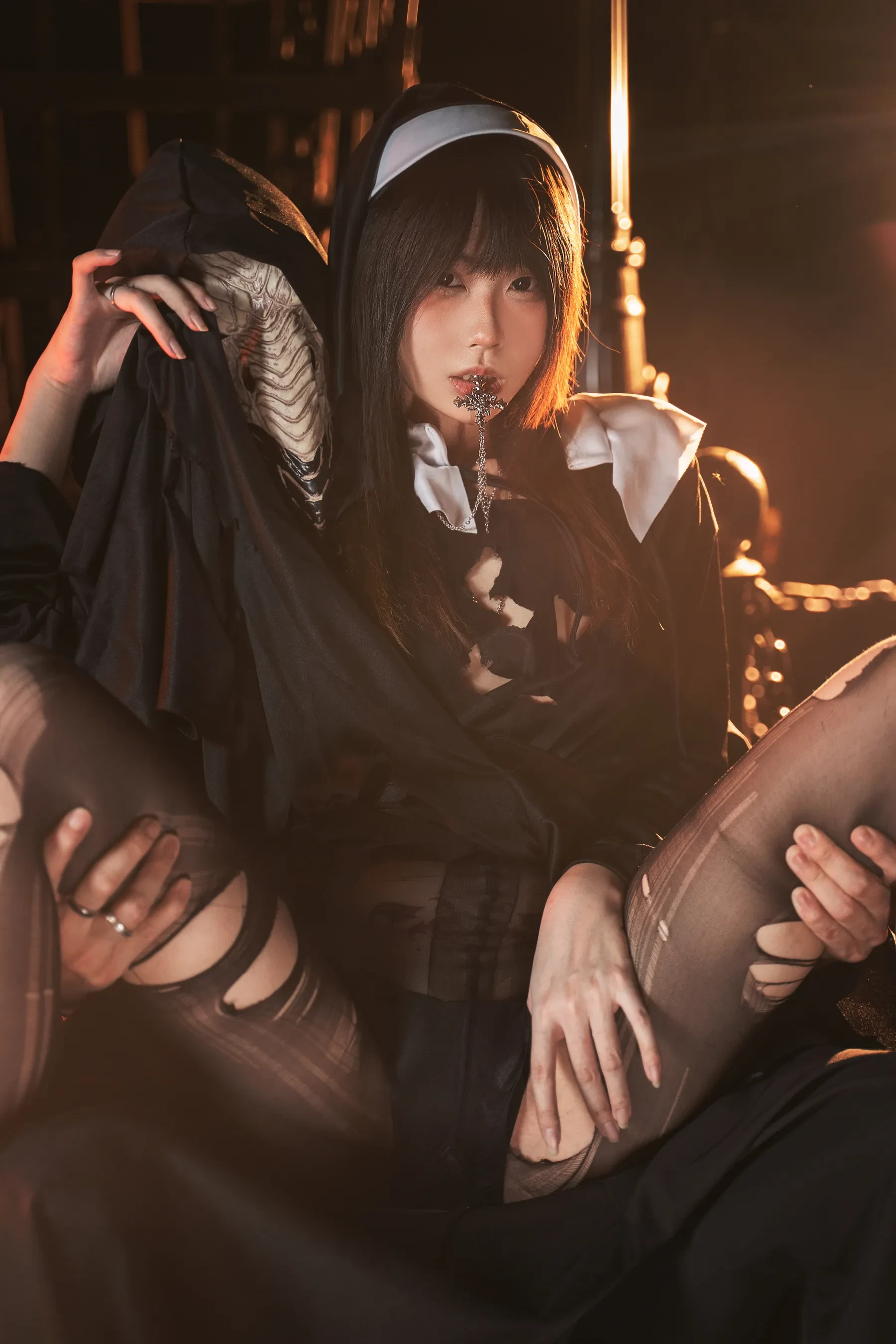 安曜曜 – 禁地修女 Cosplay-第30张