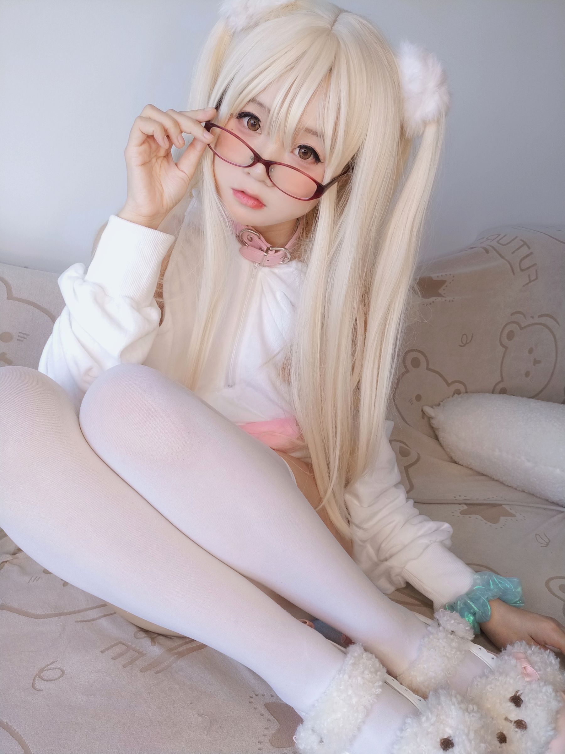 萌妹子Coser摇摇乐yoyo – 白いクリーム Cosplay-第53张