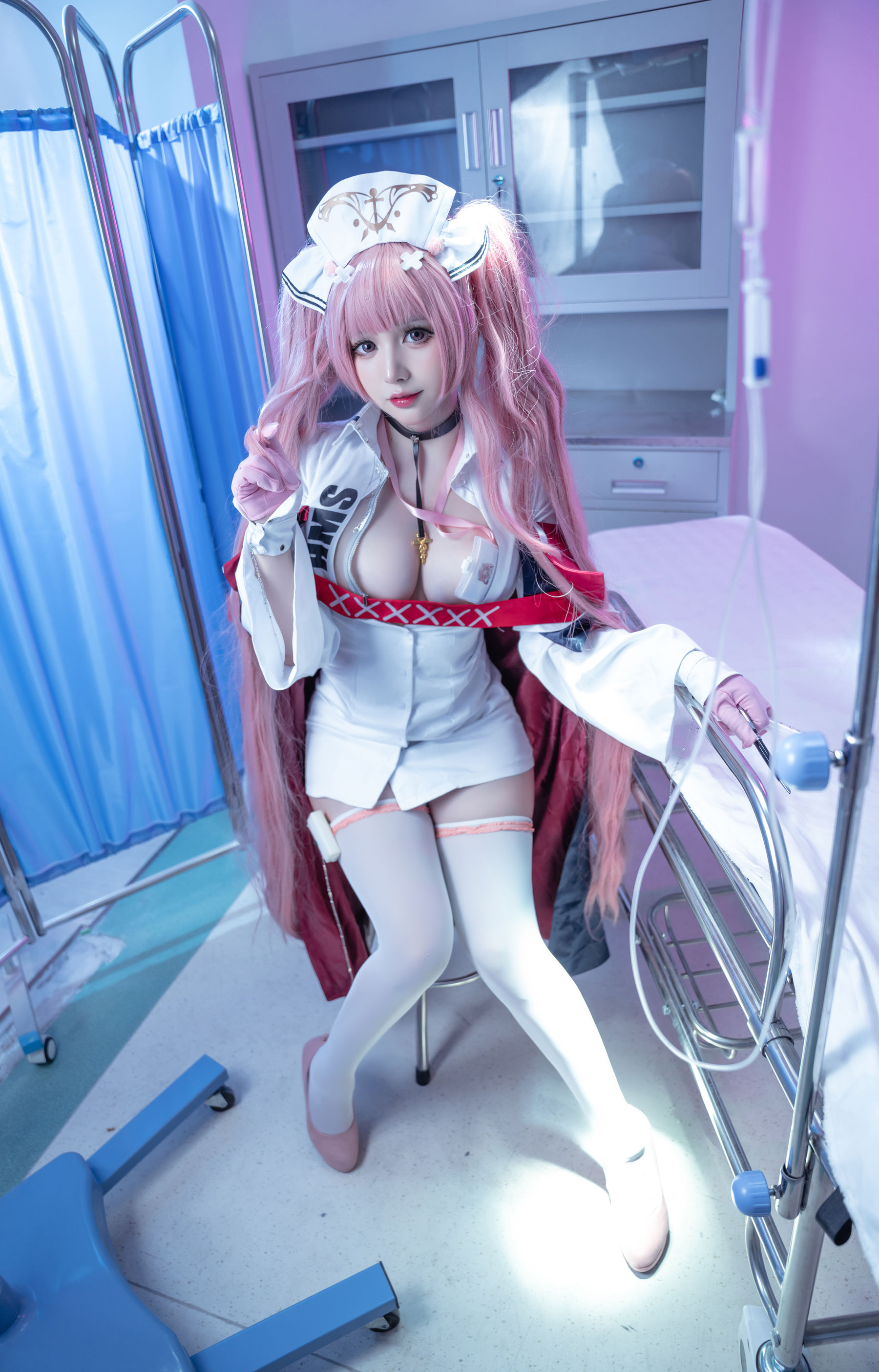 Shiroi_白井茶茶 – 碧蓝航线 英仙座护士 Cosplay-第3张