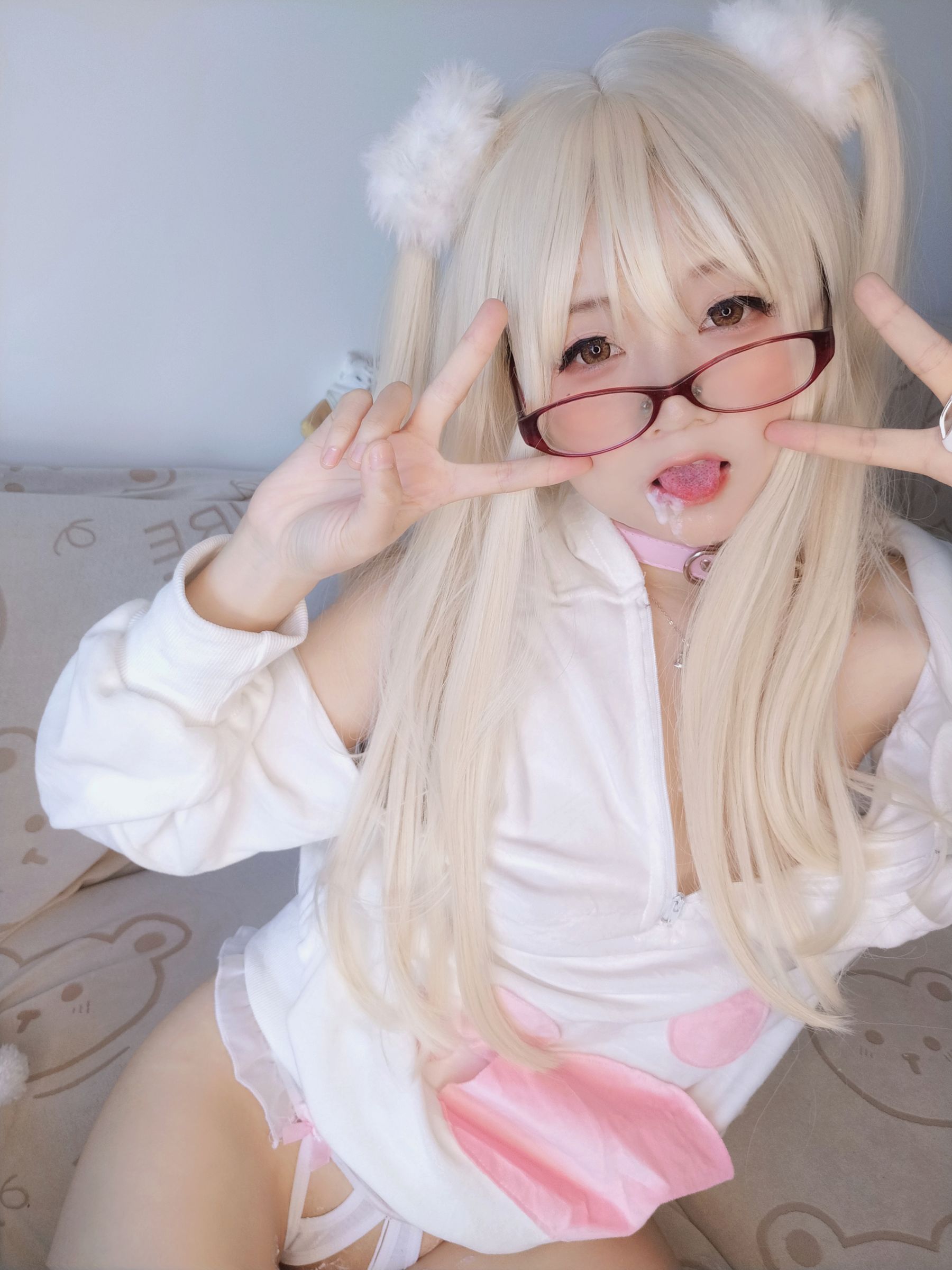 萌妹子Coser摇摇乐yoyo – 白いクリーム Cosplay-第50张