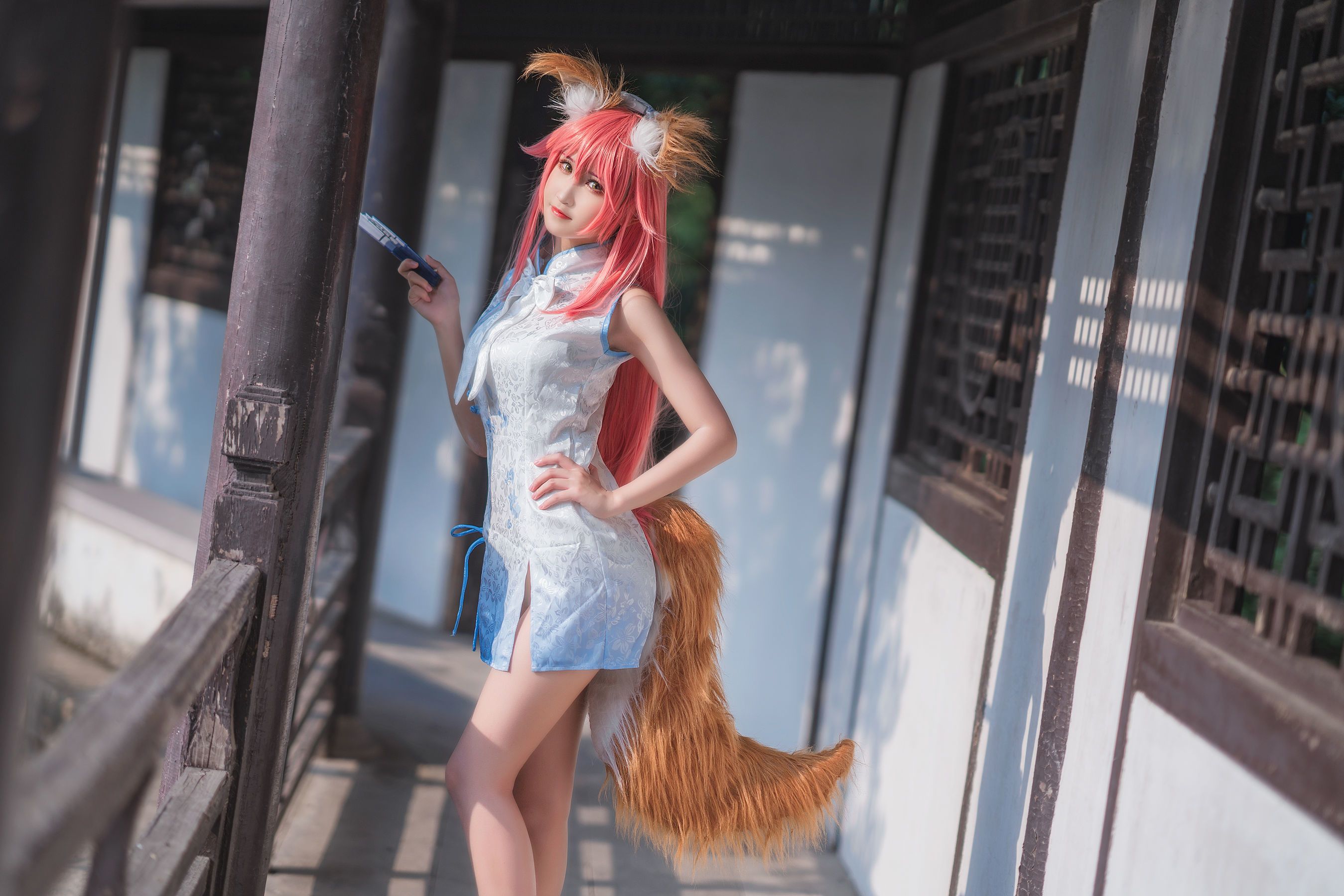 微博妹子三度_69 旗袍玉藻前 Cosplay-第41张