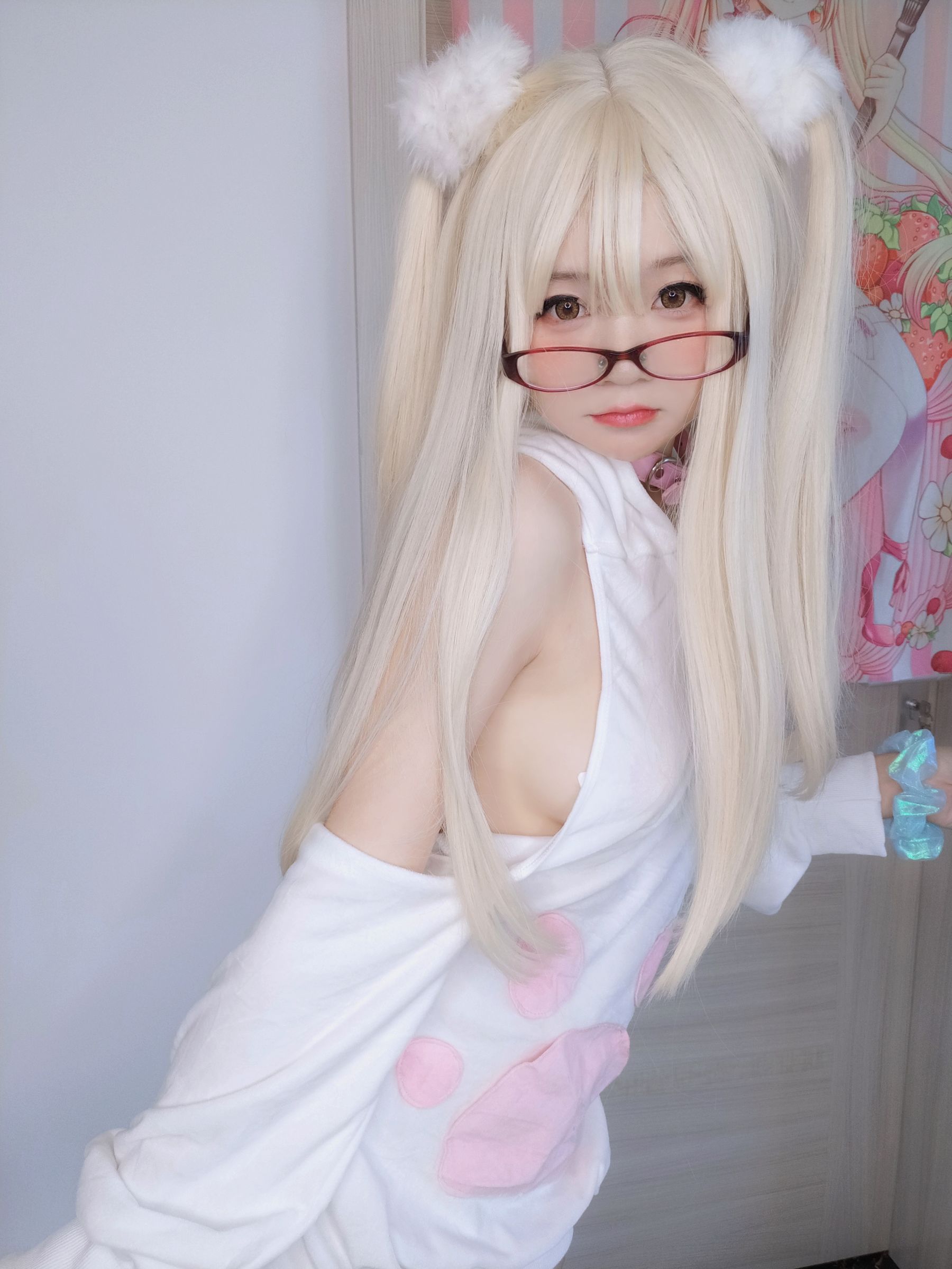 萌妹子Coser摇摇乐yoyo – 白いクリーム Cosplay-第25张