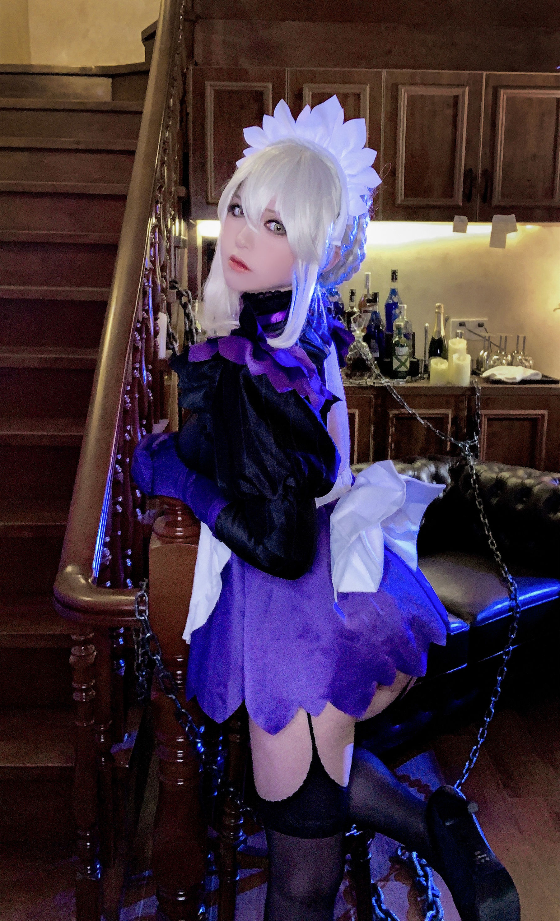 半半子 – LancerAlter Maid Cosplay-第24张