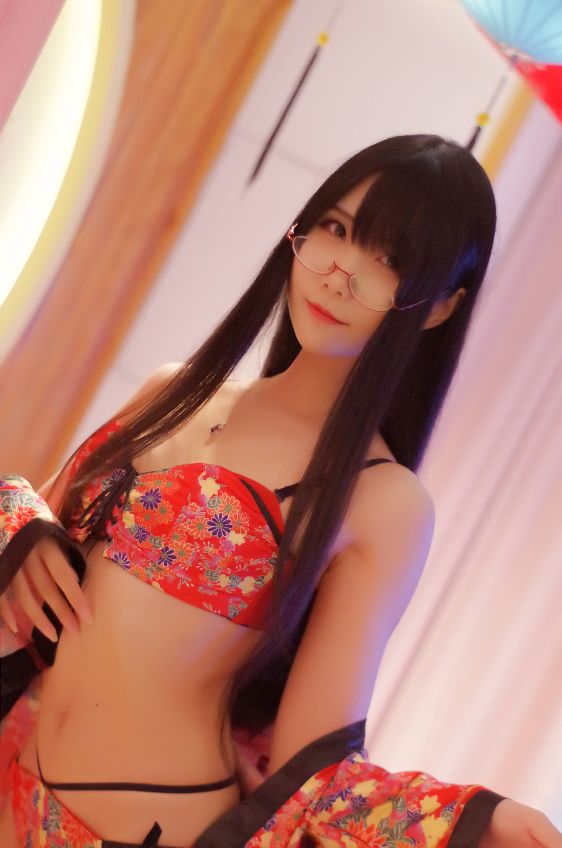 动漫博主曉美媽 浴衣 Cosplay-第3张