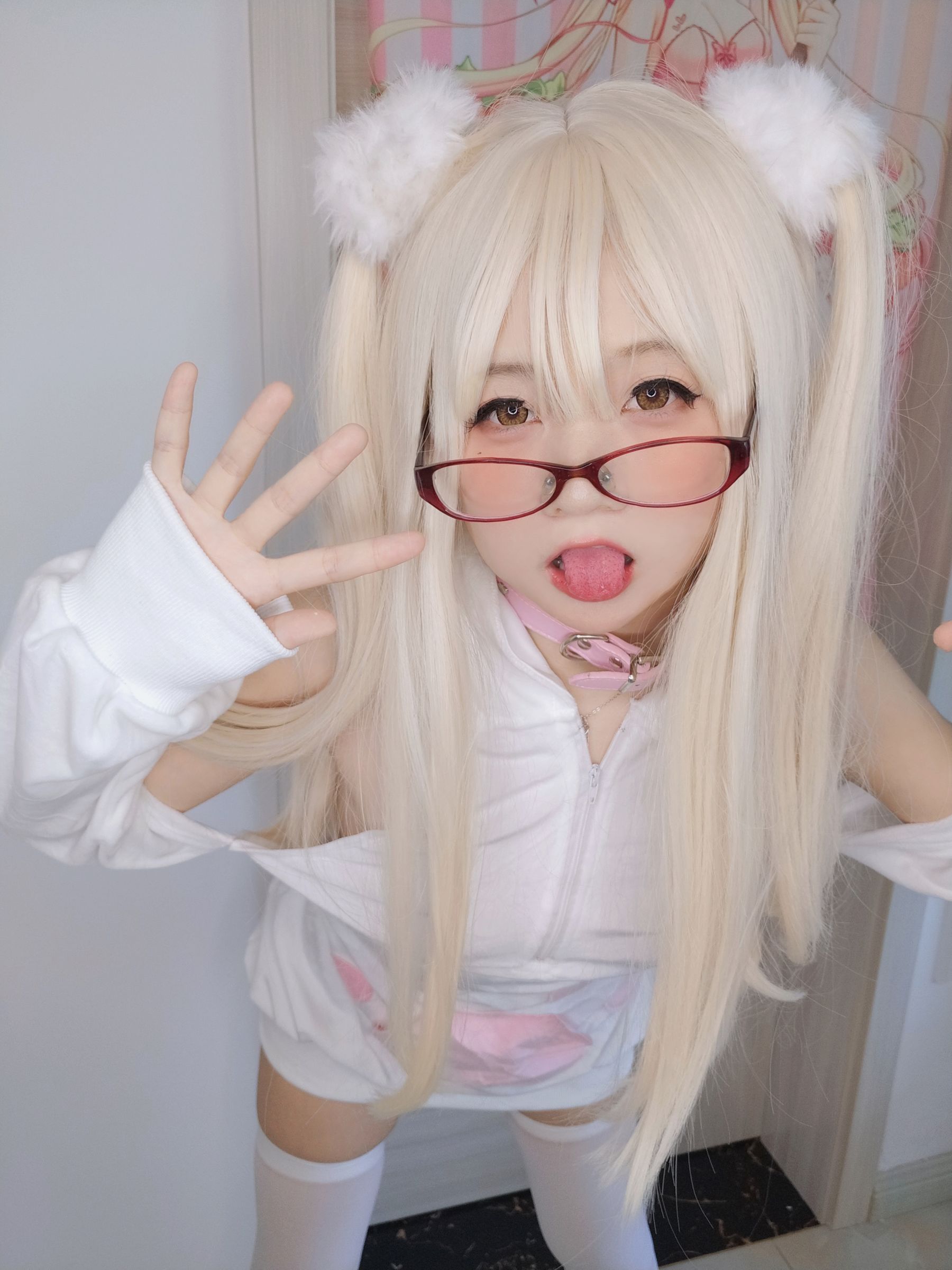 萌妹子Coser摇摇乐yoyo – 白いクリーム Cosplay-第52张