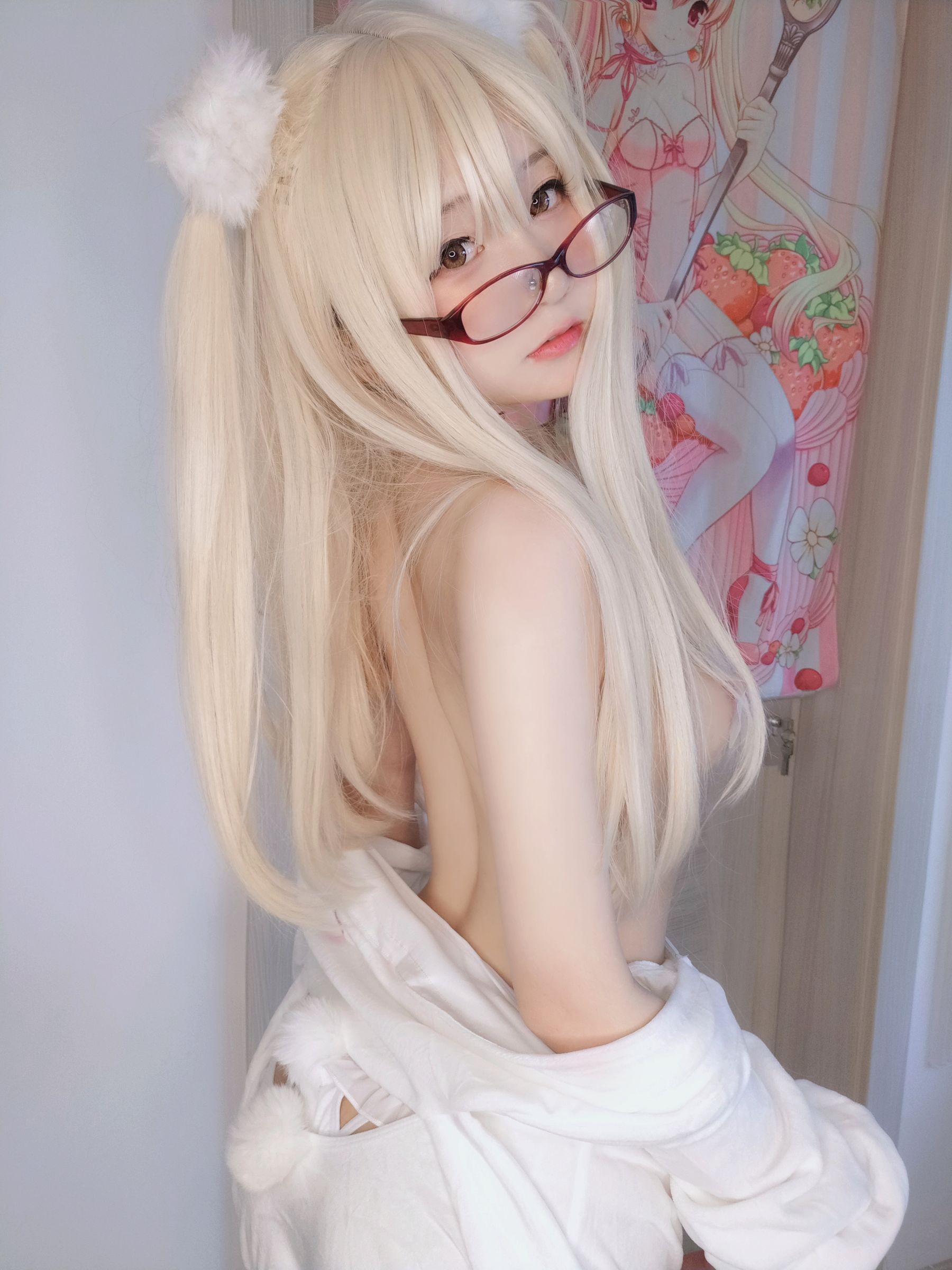 萌妹子Coser摇摇乐yoyo – 白いクリーム Cosplay-第23张