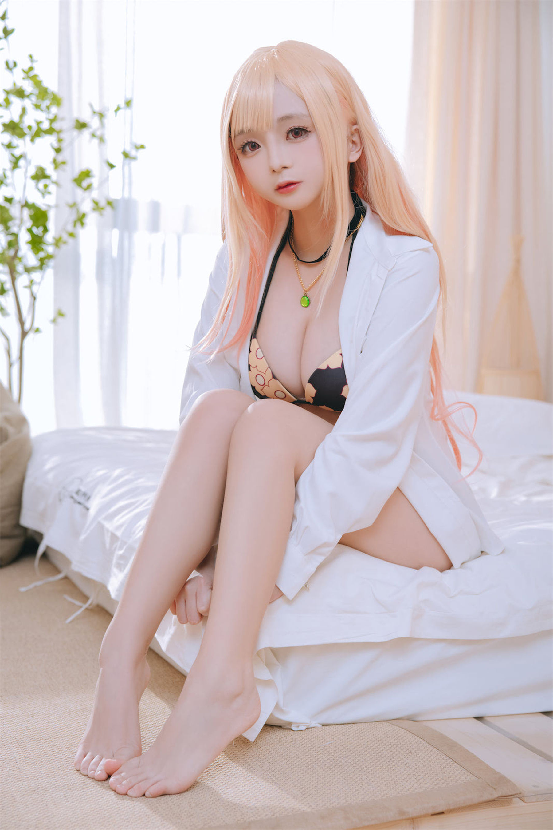 Cosplay日奈娇 – 更衣人偶喜多川海梦泳装 Cosplay-第1张