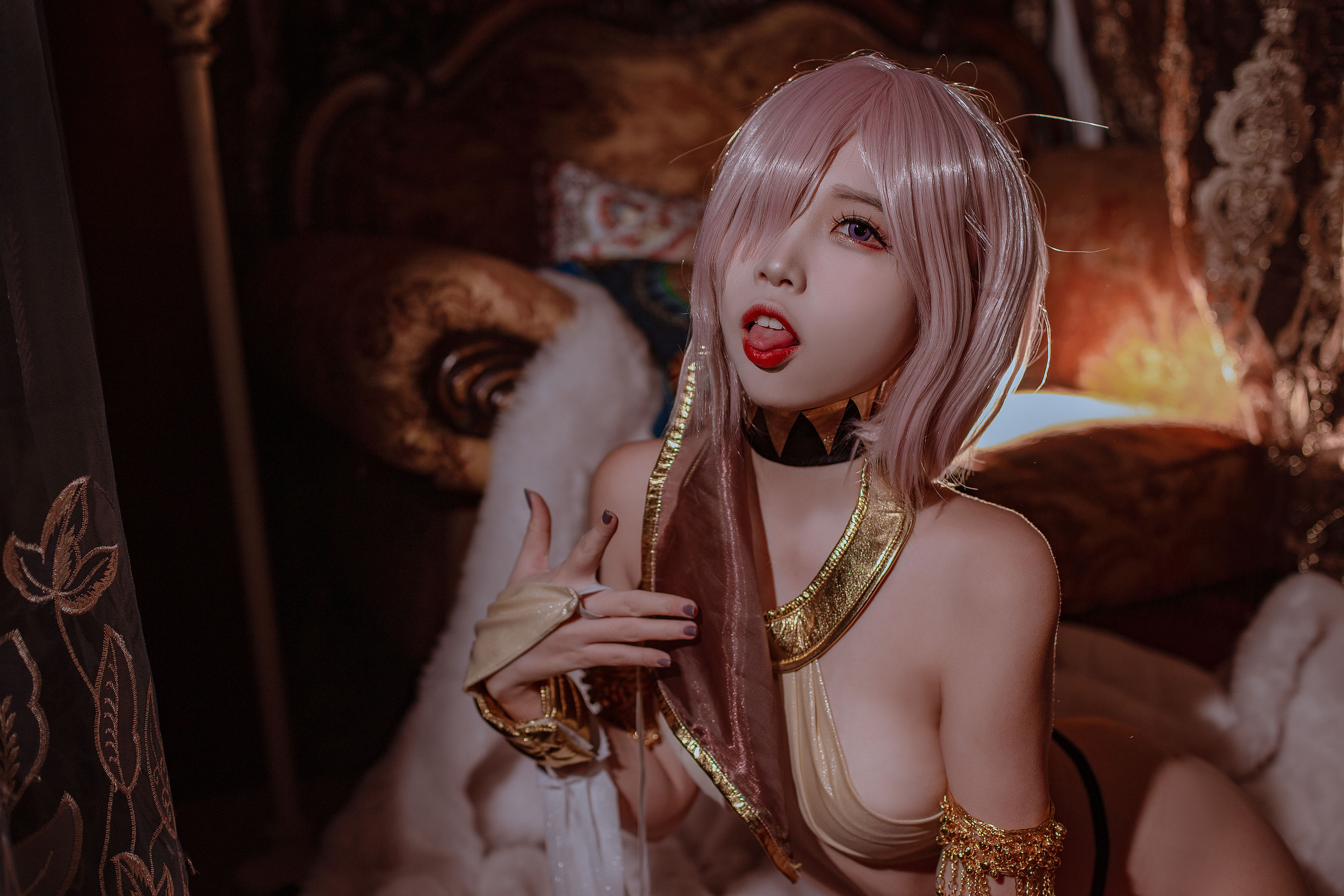 人气Coser二佐Nisa – fate玛修舞娘 Cosplay-第5张