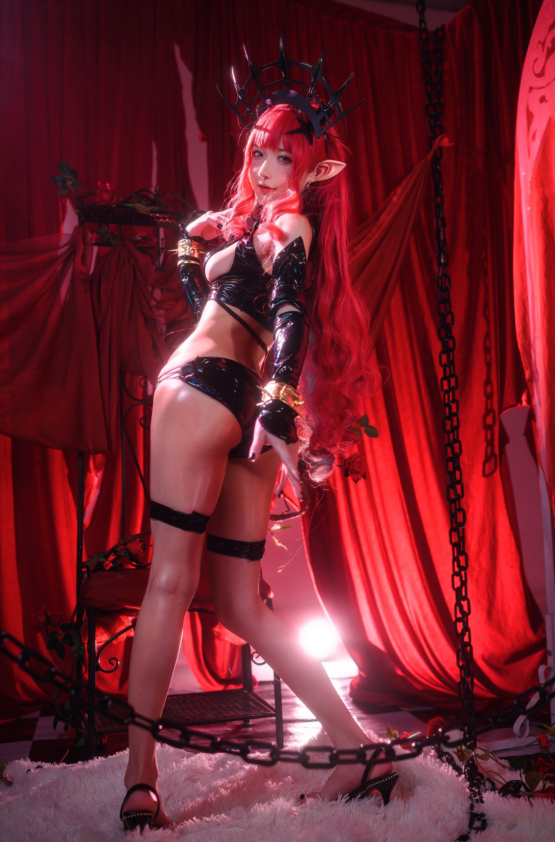 动漫博主阿包也是兔娘 – 崔斯坦二破 Cosplay-第7张