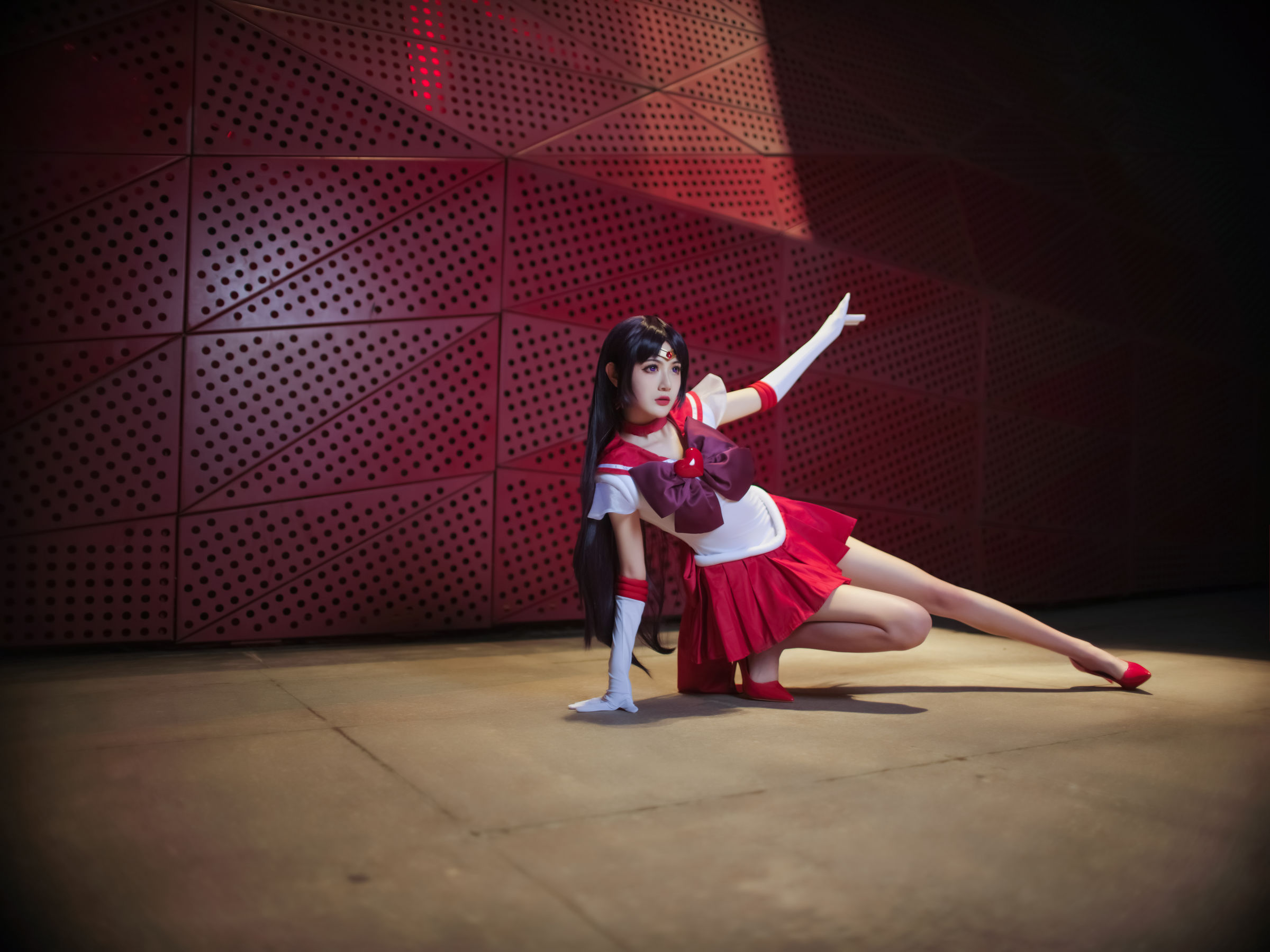 一米八的大梨子 – 火野丽 Cosplay-第3张