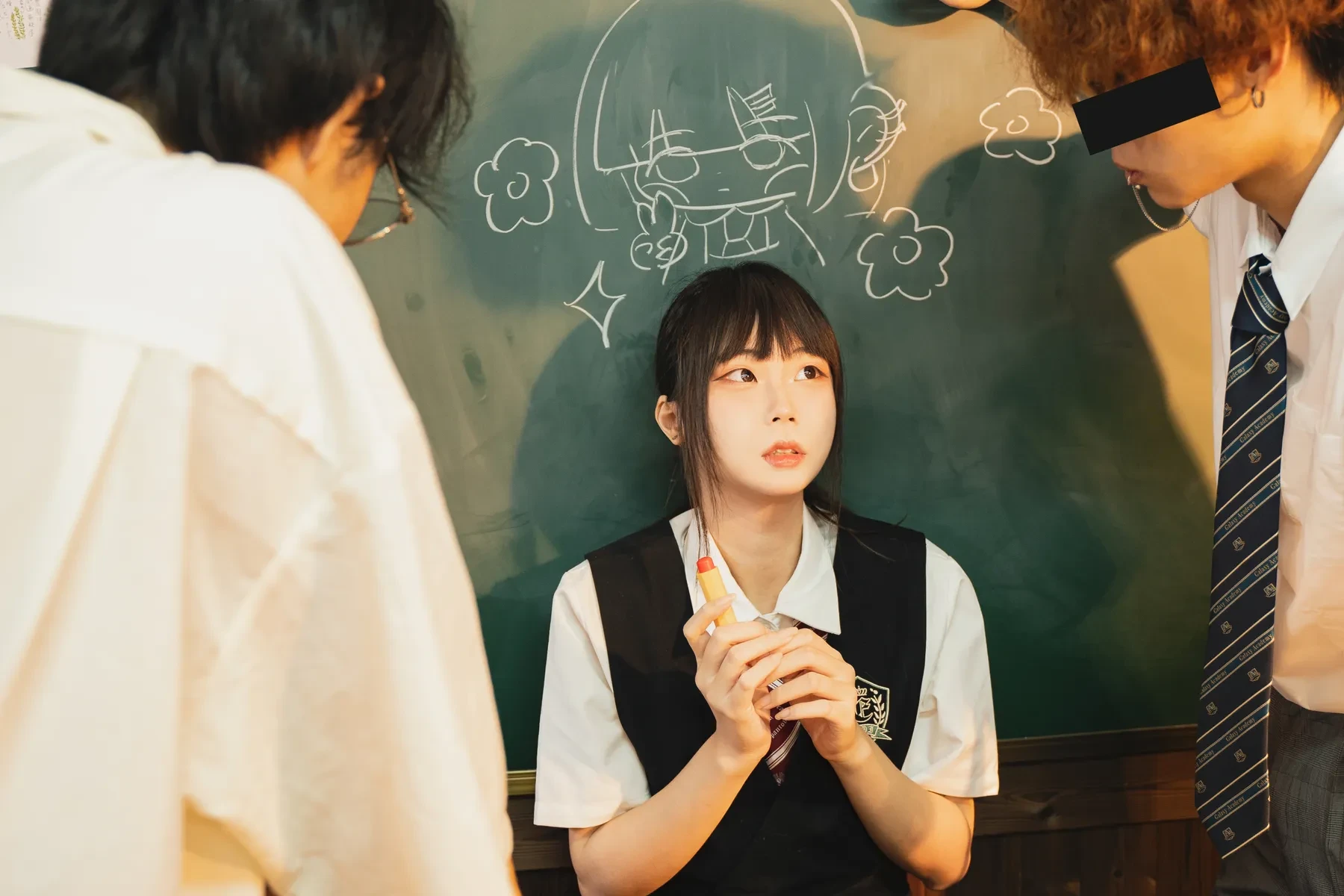 安曜曜 – 教室 放学后 Cosplay-第1张