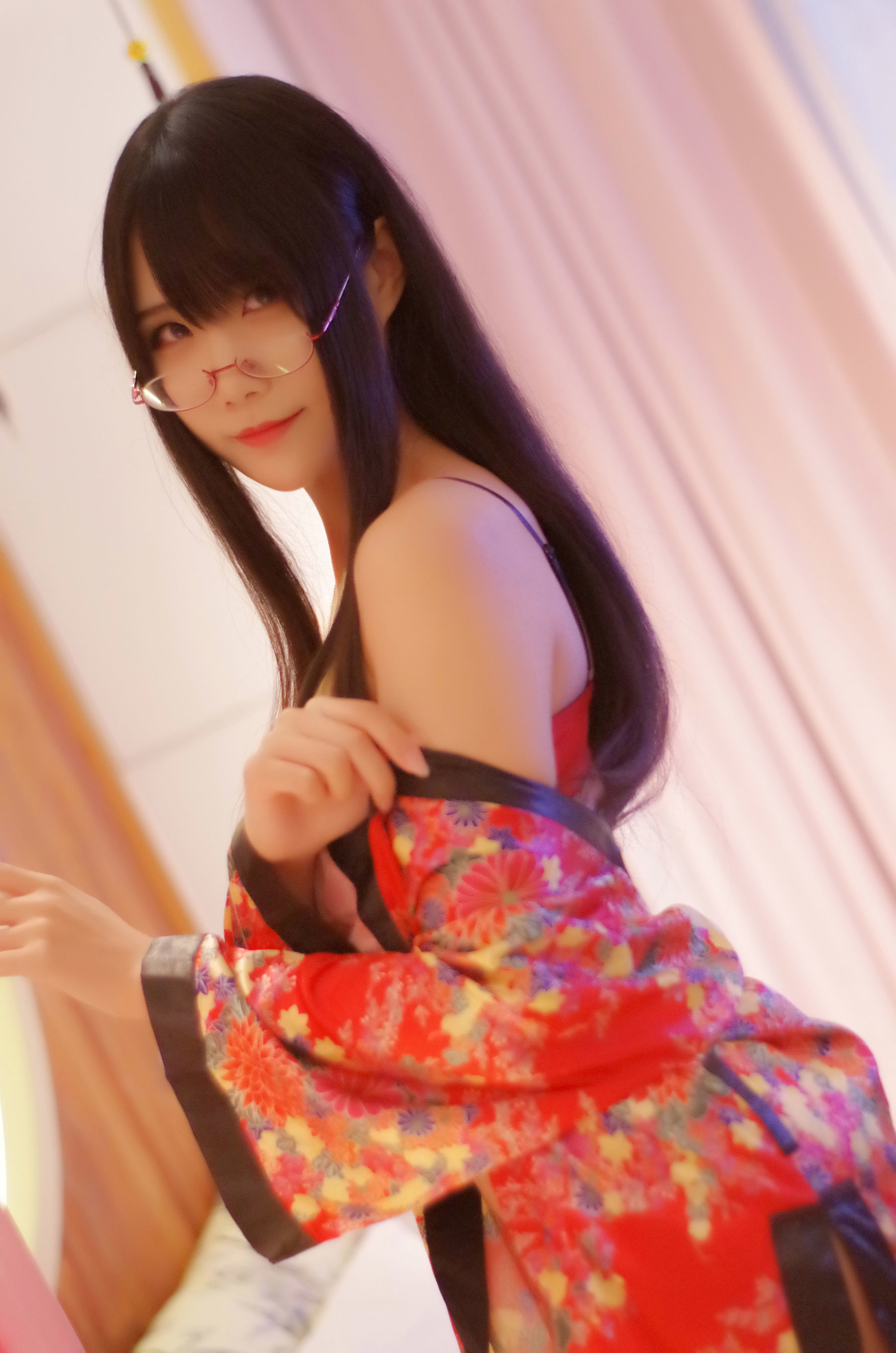 动漫博主曉美媽 浴衣 Cosplay-第6张