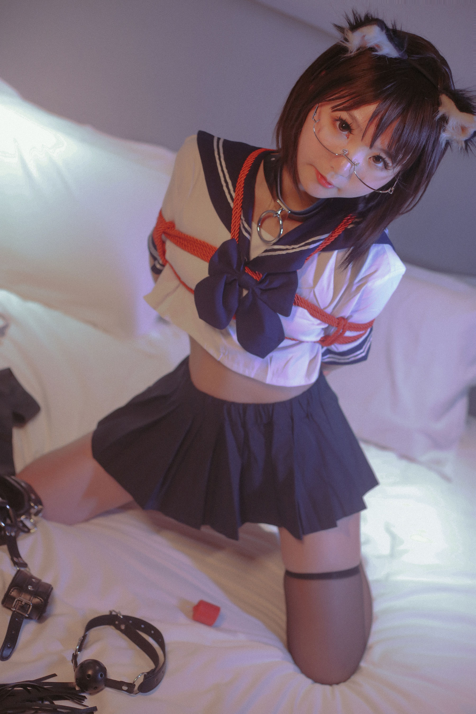 萌妹是青水 猫耳调教 Cosplay-第1张