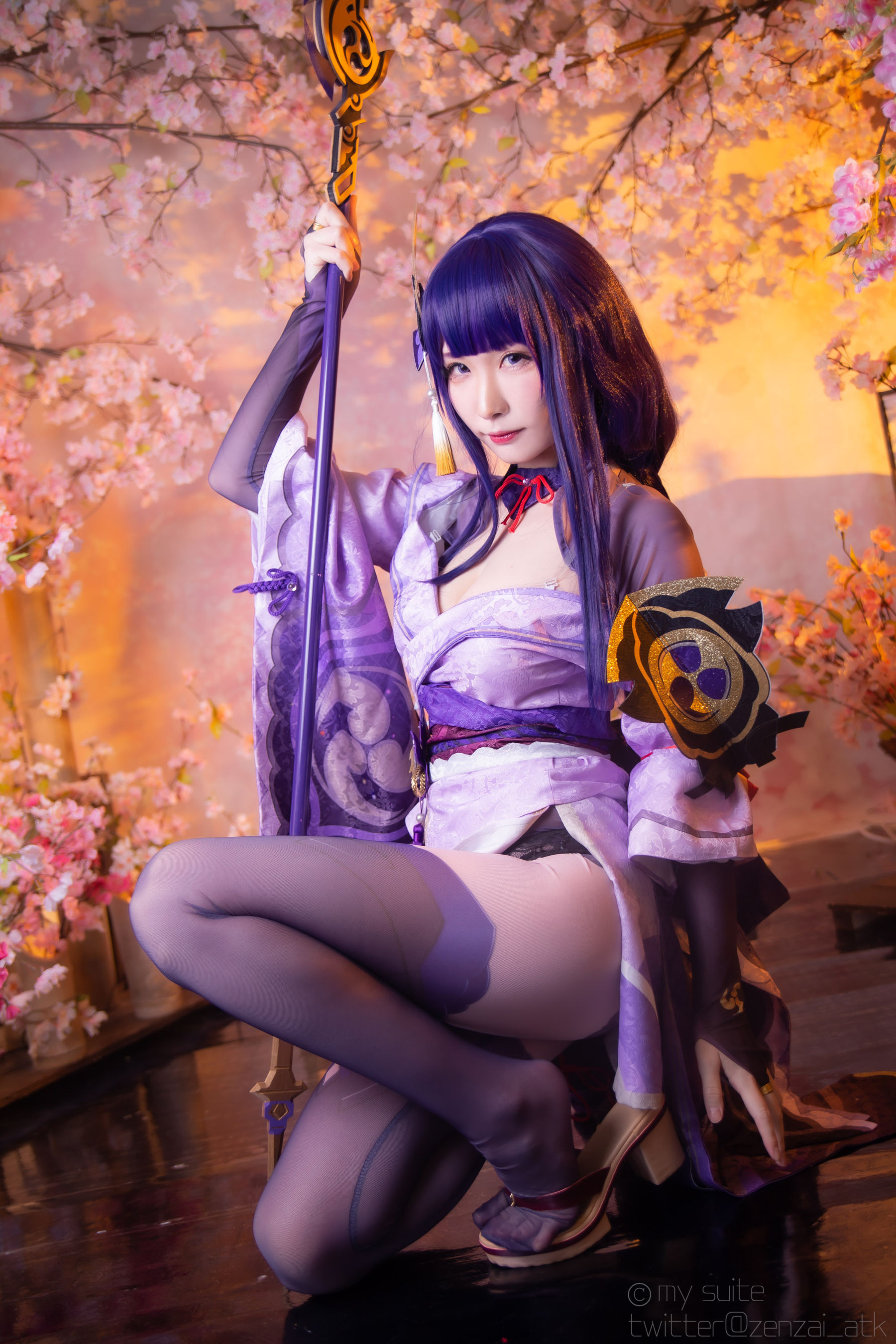 (Cosplay)[my suite] Atsuki あつき – Ikazuti 霆 (Genshin Impact) Cosplay-第3张