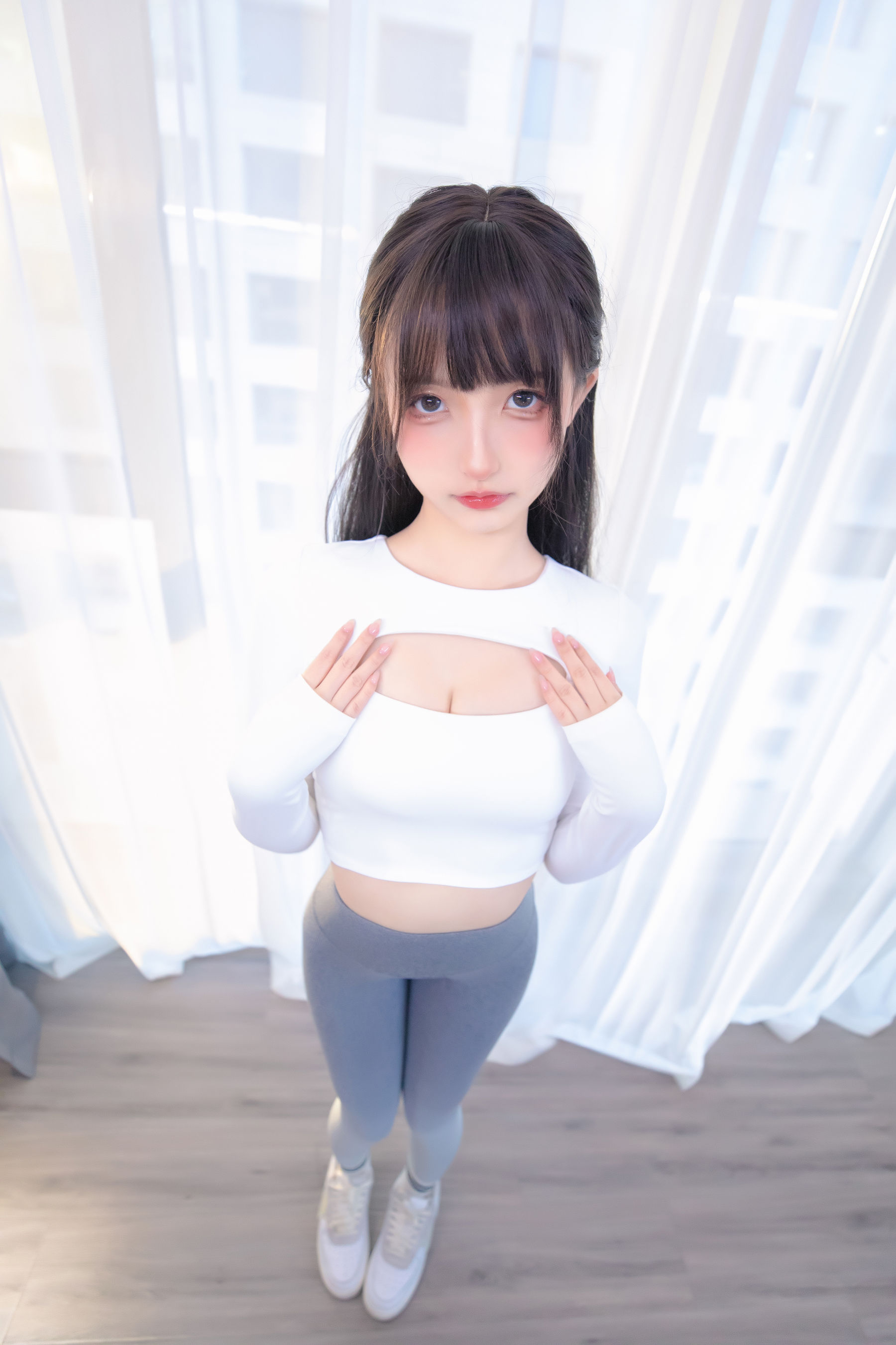 萝莉神楽板真冬 瑜伽少女 Cosplay-第6张