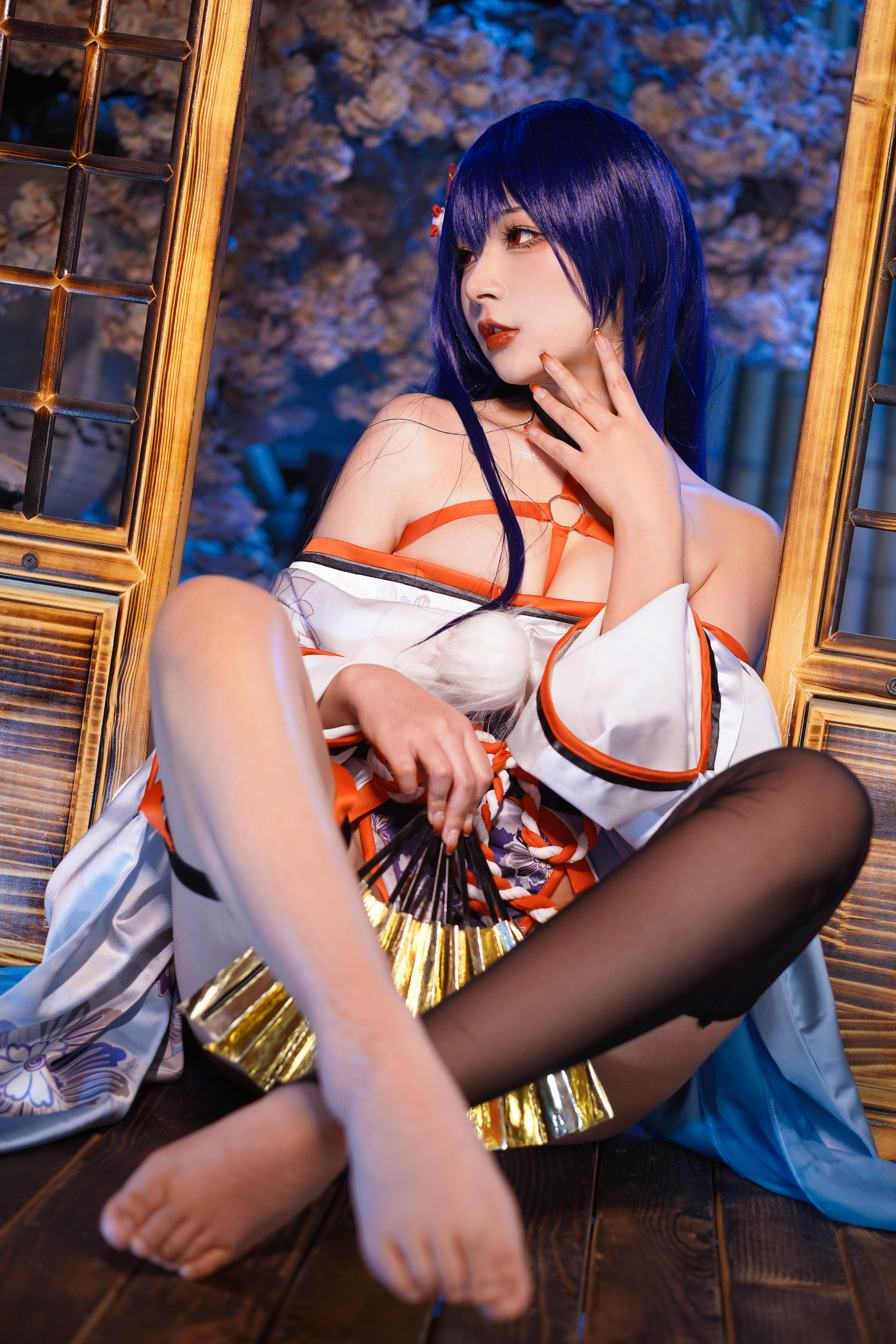 yuuhui玉汇 – 真子 和服抹油 Cosplay-第1张