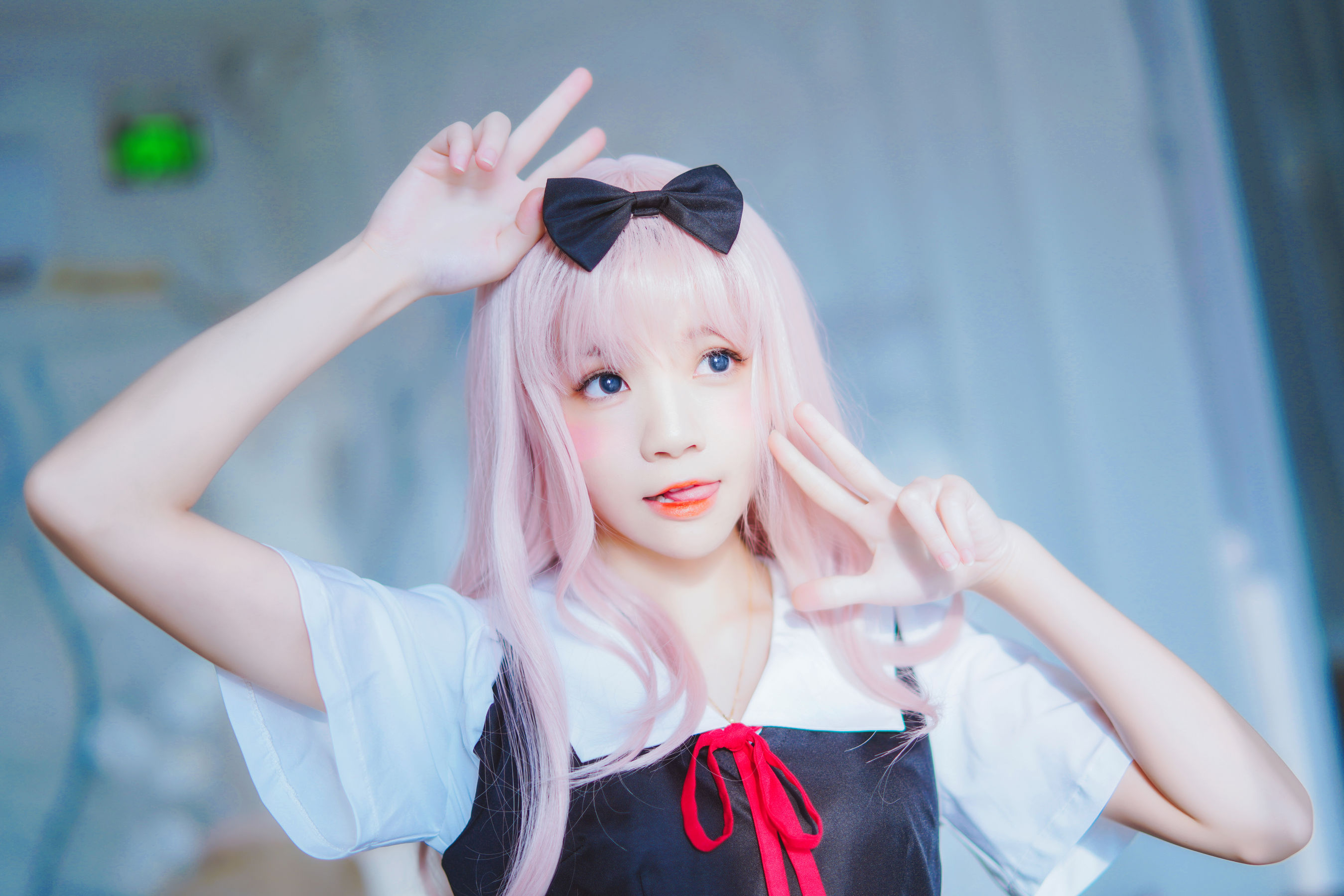 [萝莉COS] 桜桃喵《藤原千花》 Cosplay-第9张