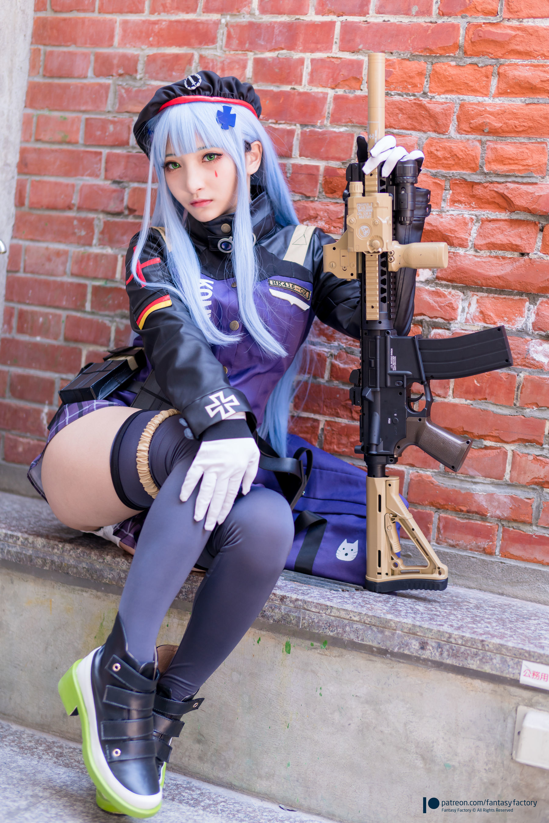[Fantasy Factory] 小丁Cosplay – 魔女 浴池 黑丝 Cosplay-第1张