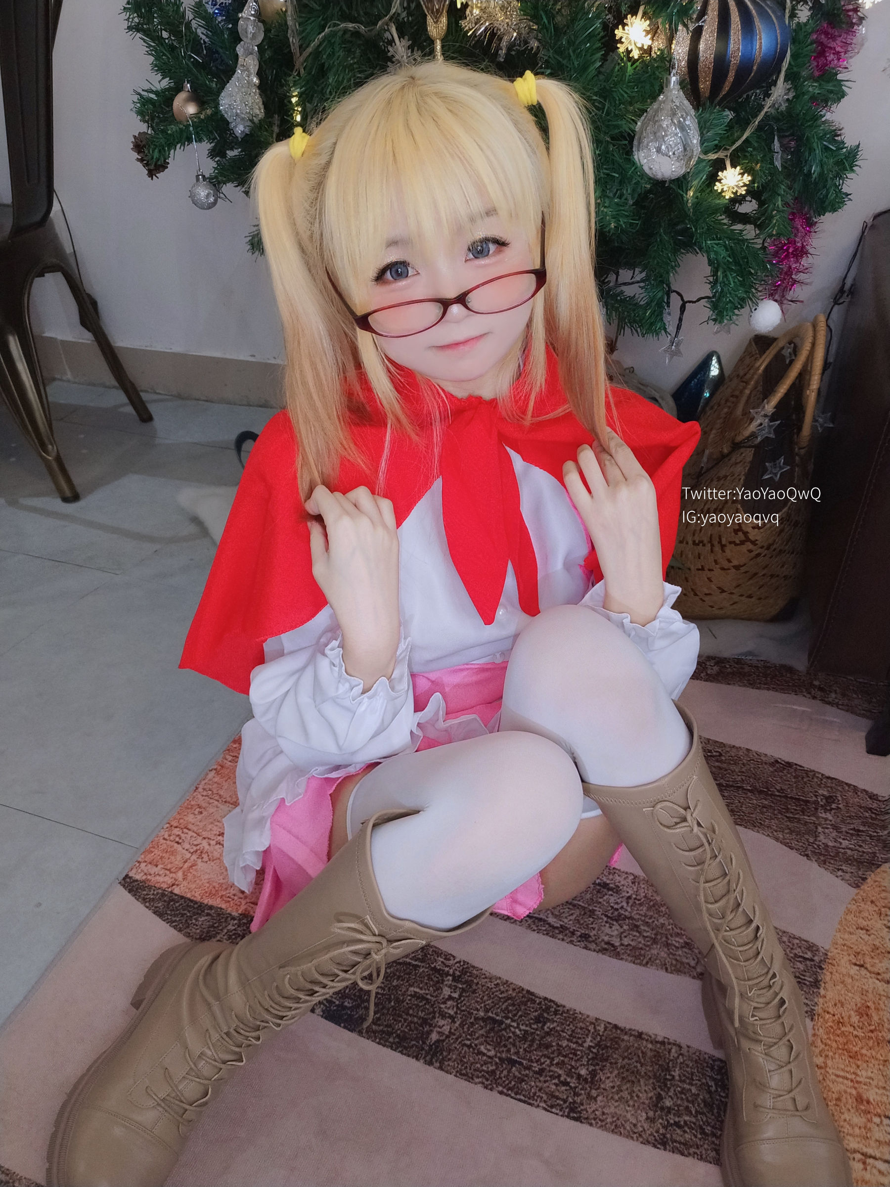 萌妹子Coser摇摇乐yoyo fantia 12月会员合集 女仆系列 Cosplay-第66张