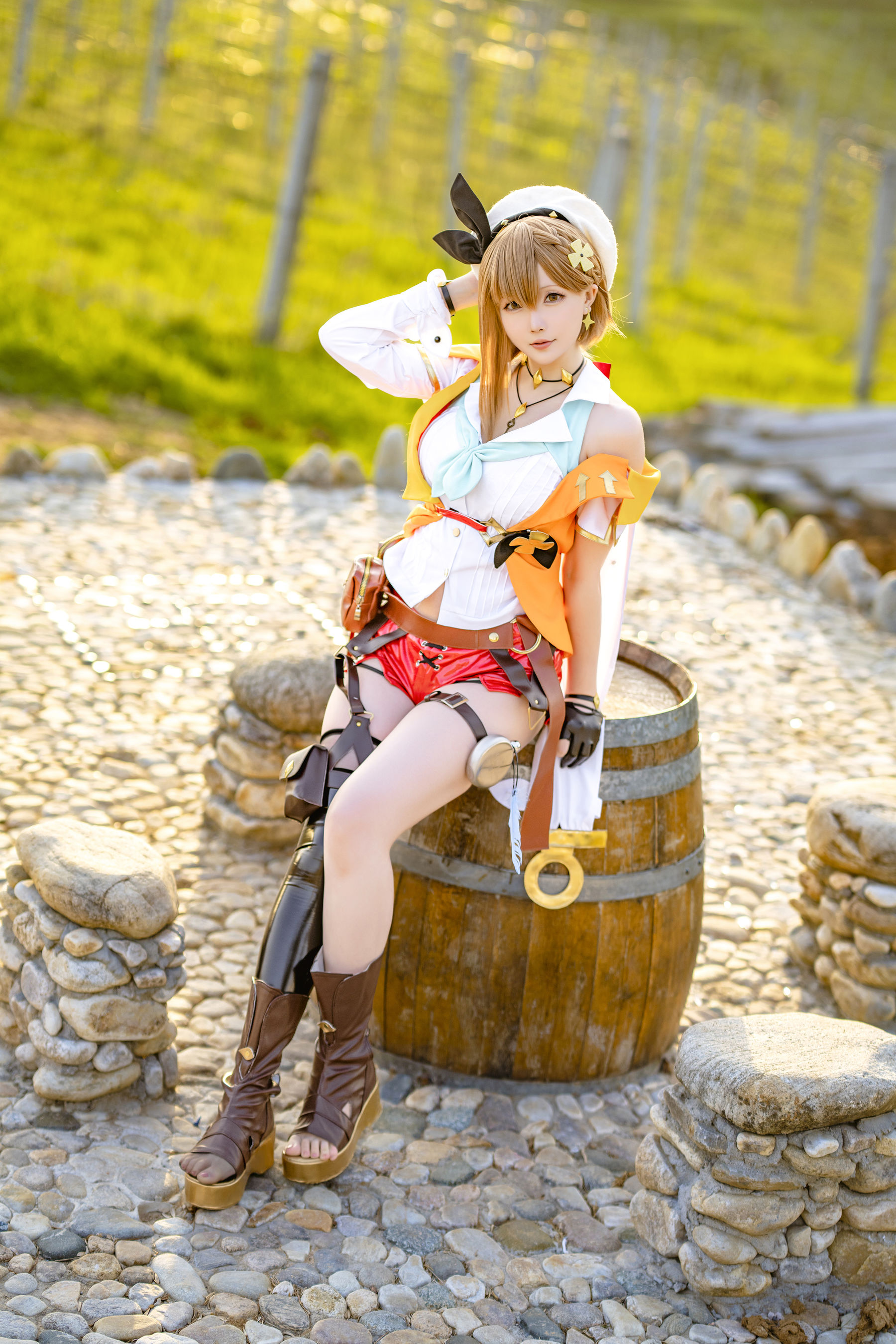 Coser小姐姐星之迟迟 – 莱莎的炼金工坊 Cosplay-第1张