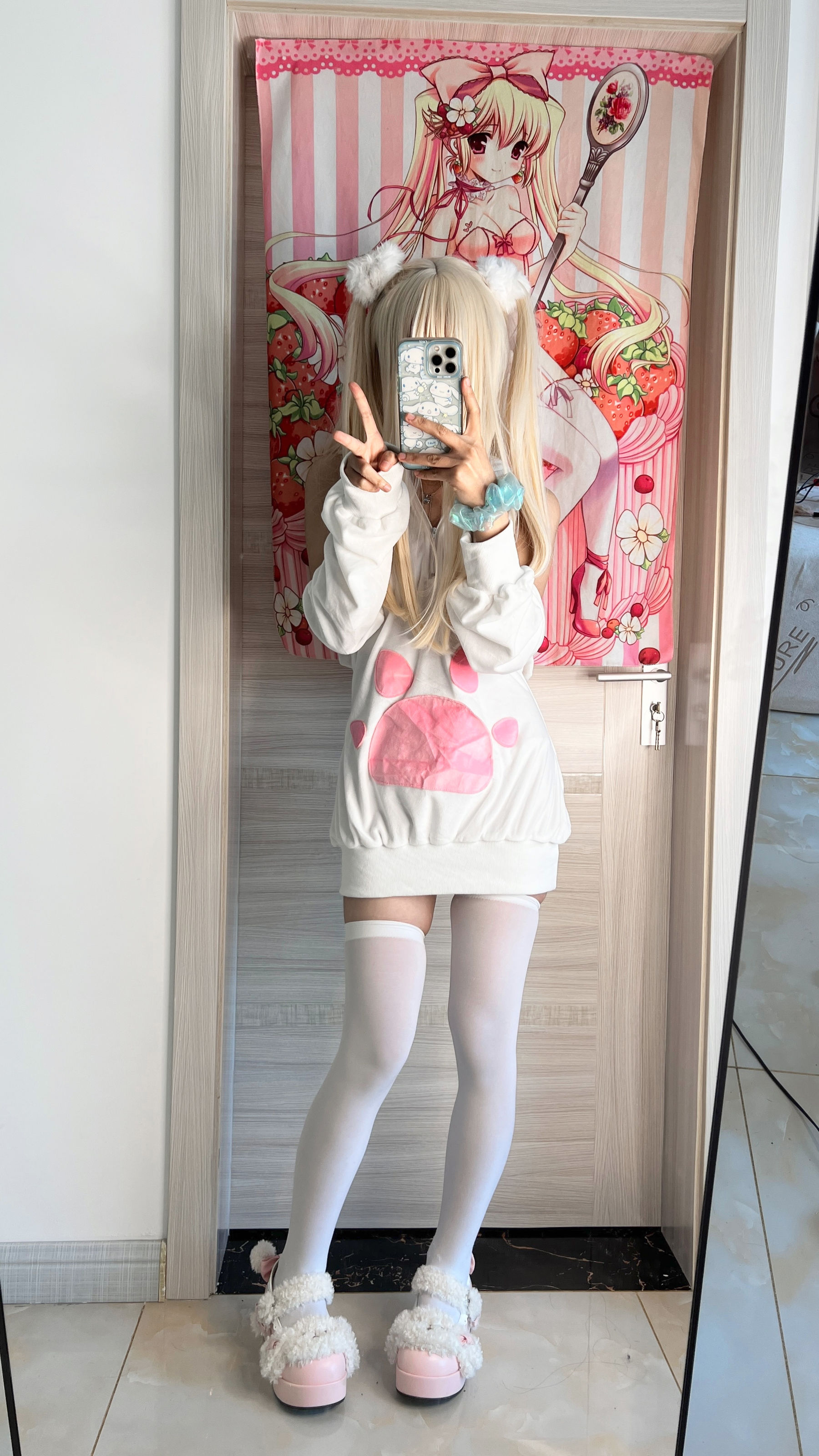 萌妹子Coser摇摇乐yoyo – 白いクリーム Cosplay-第76张