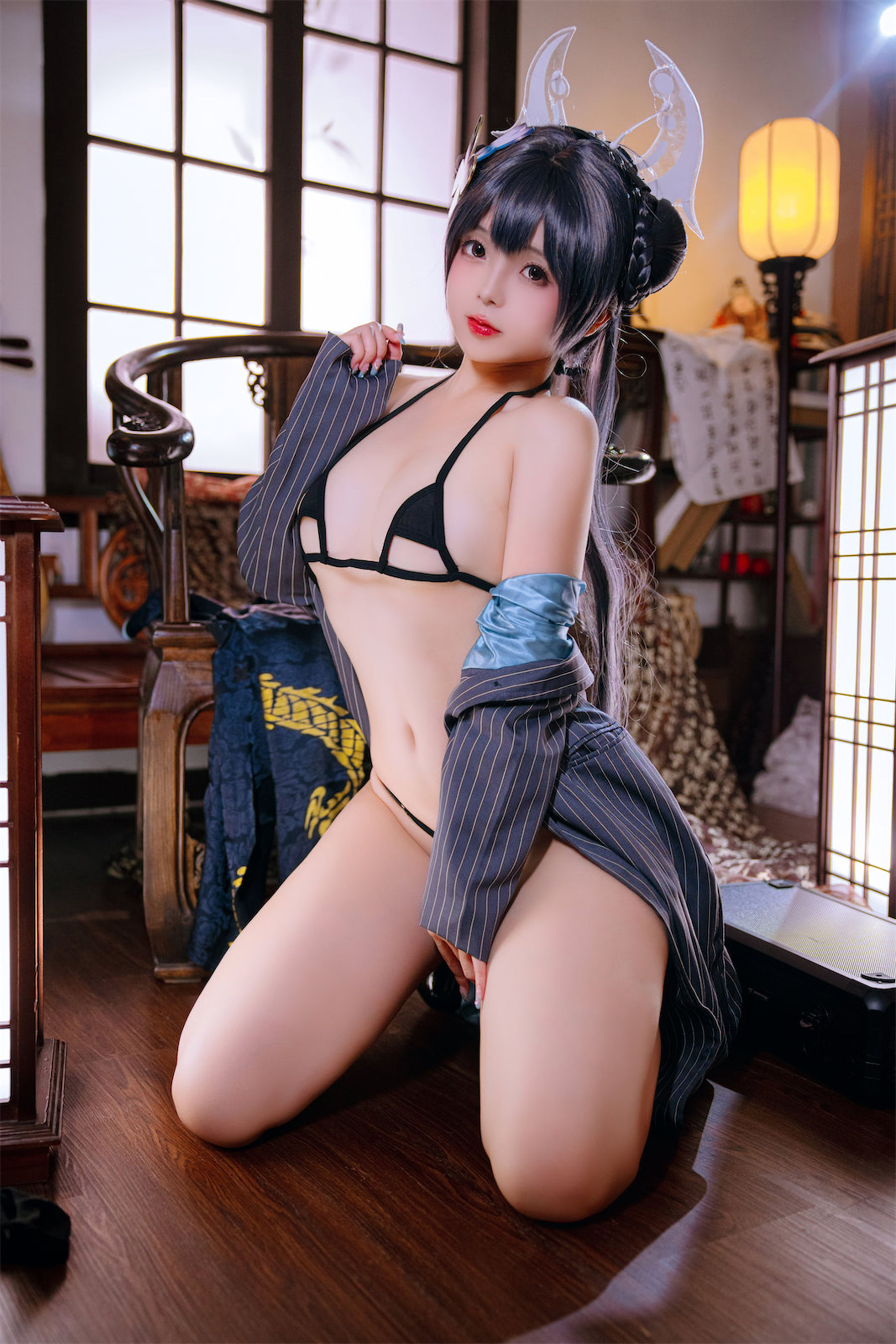 日奈娇 – 碧蓝档案妃咲 Cosplay-第1张