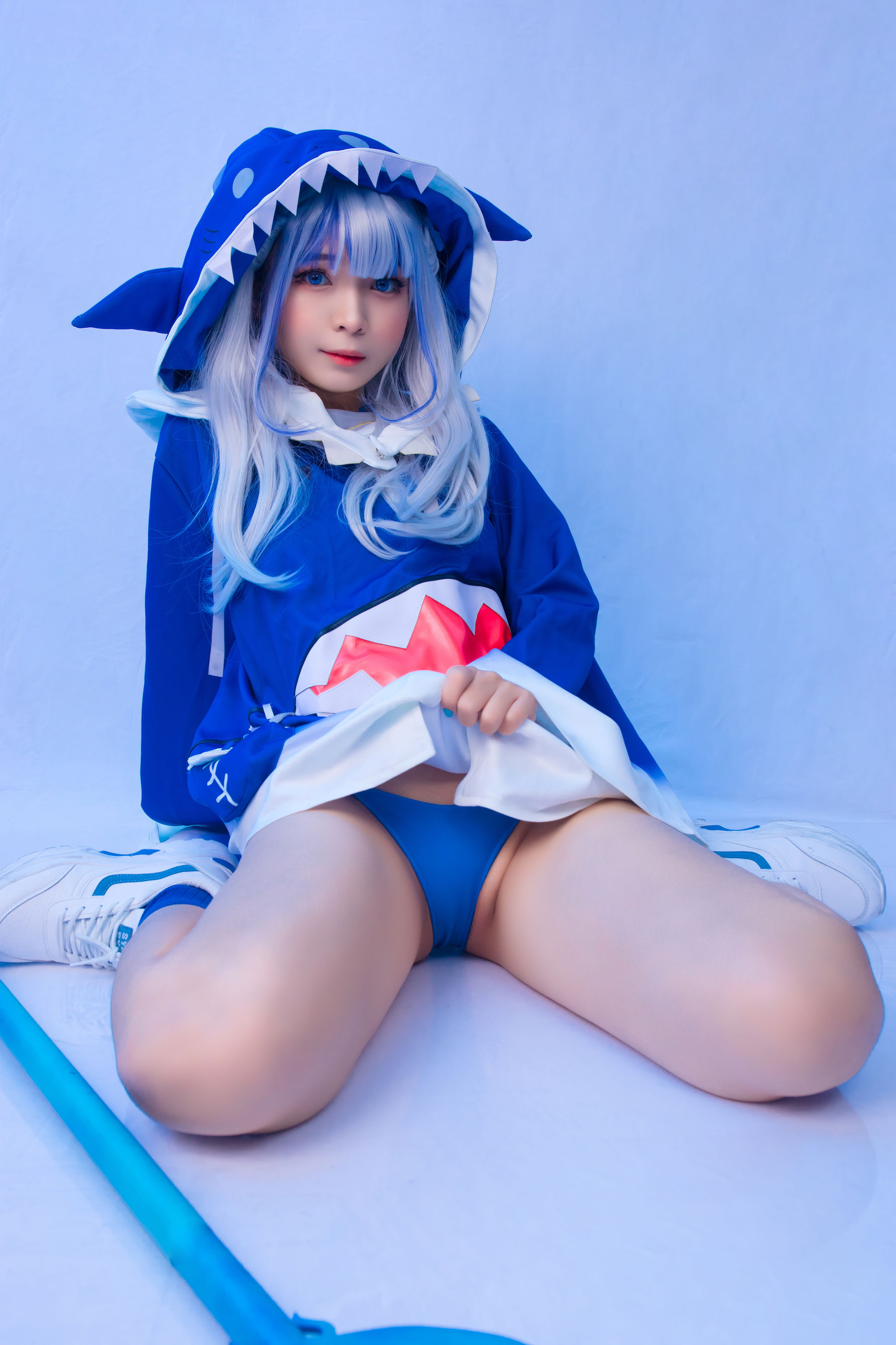 Umeko J – Gawr Gura Cosplay-第1张
