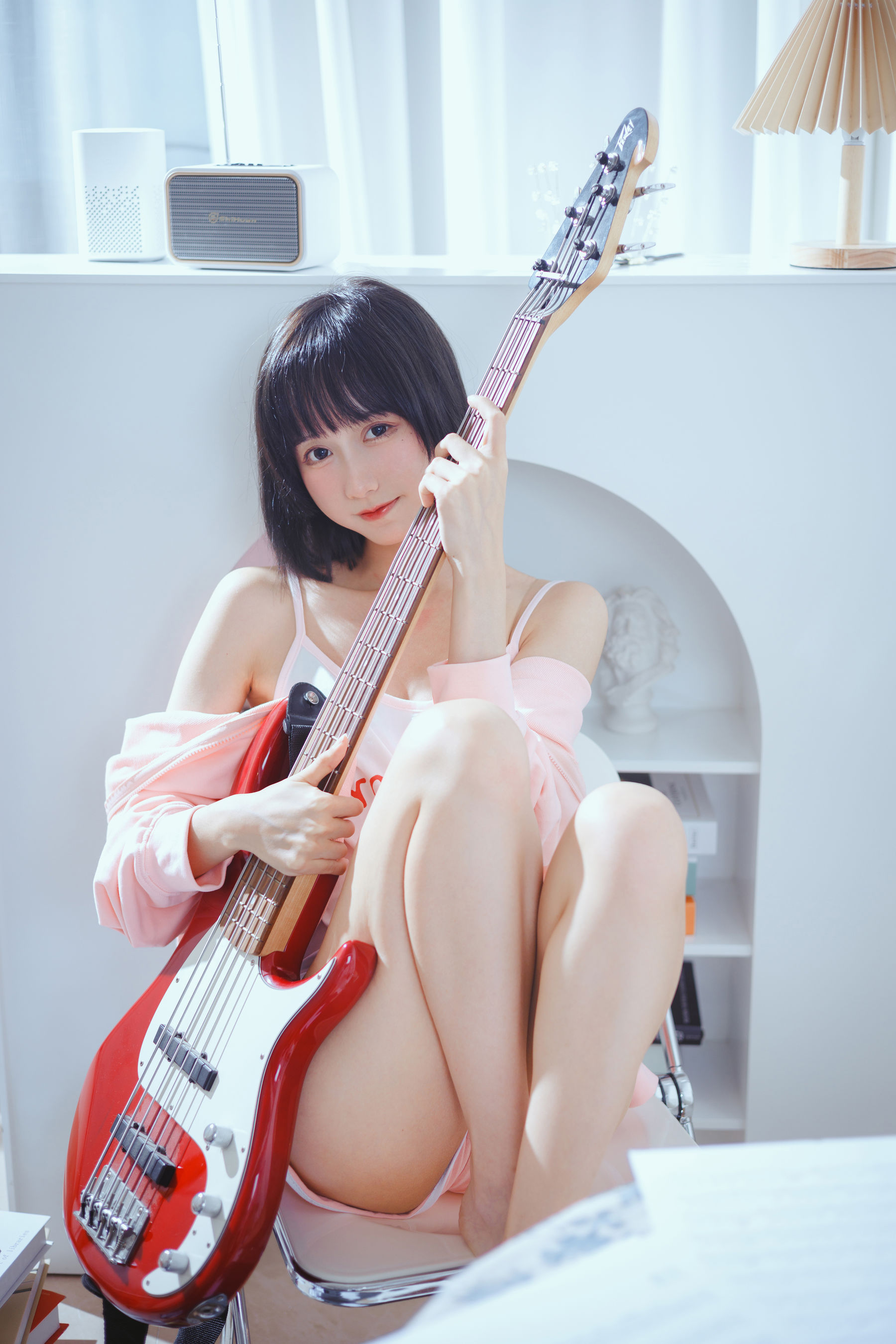 萌系小姐姐木绵绵OwO – 贝斯与妹妹 Cosplay-第7张