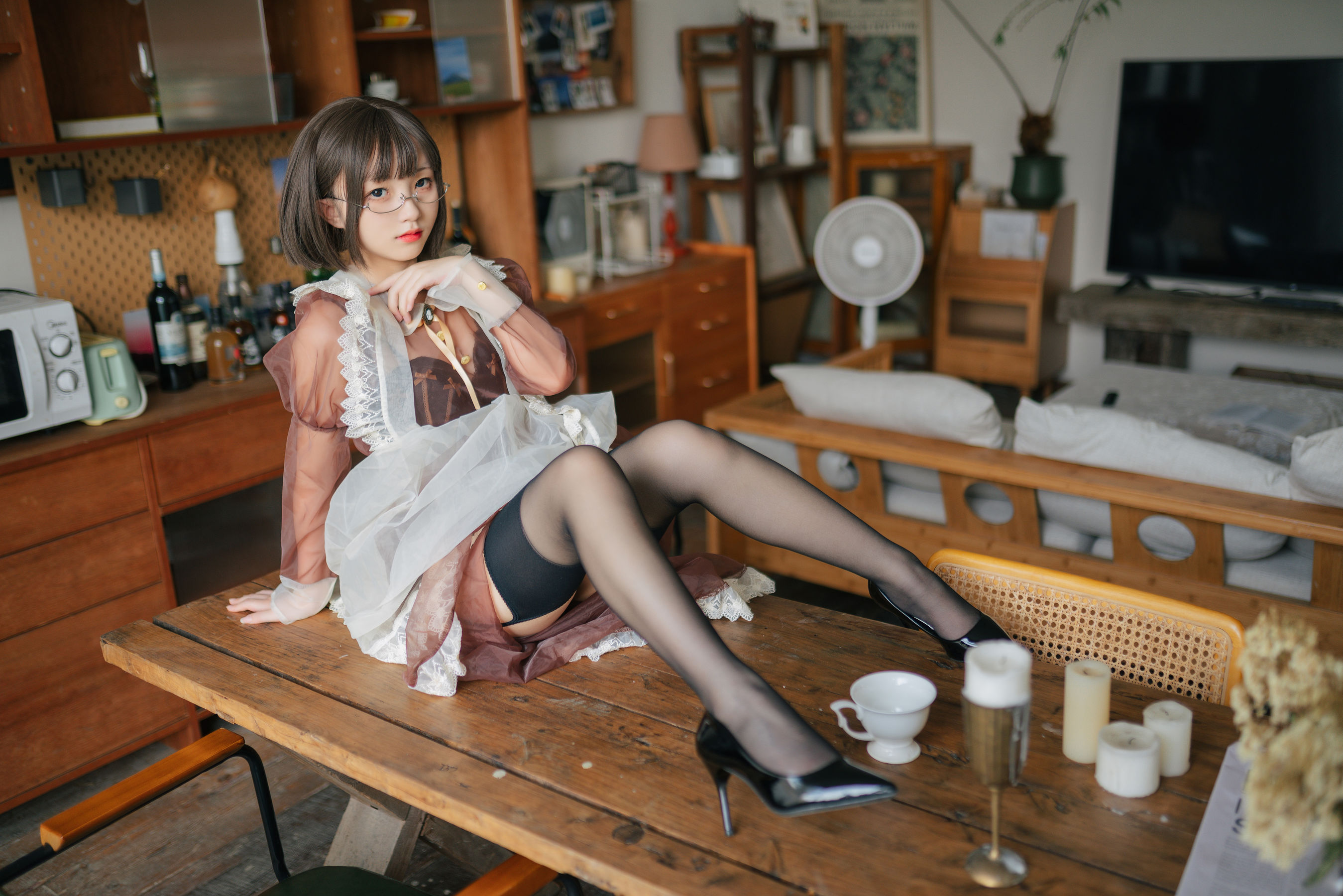 花铃 – 透明女仆 Cosplay-第6张