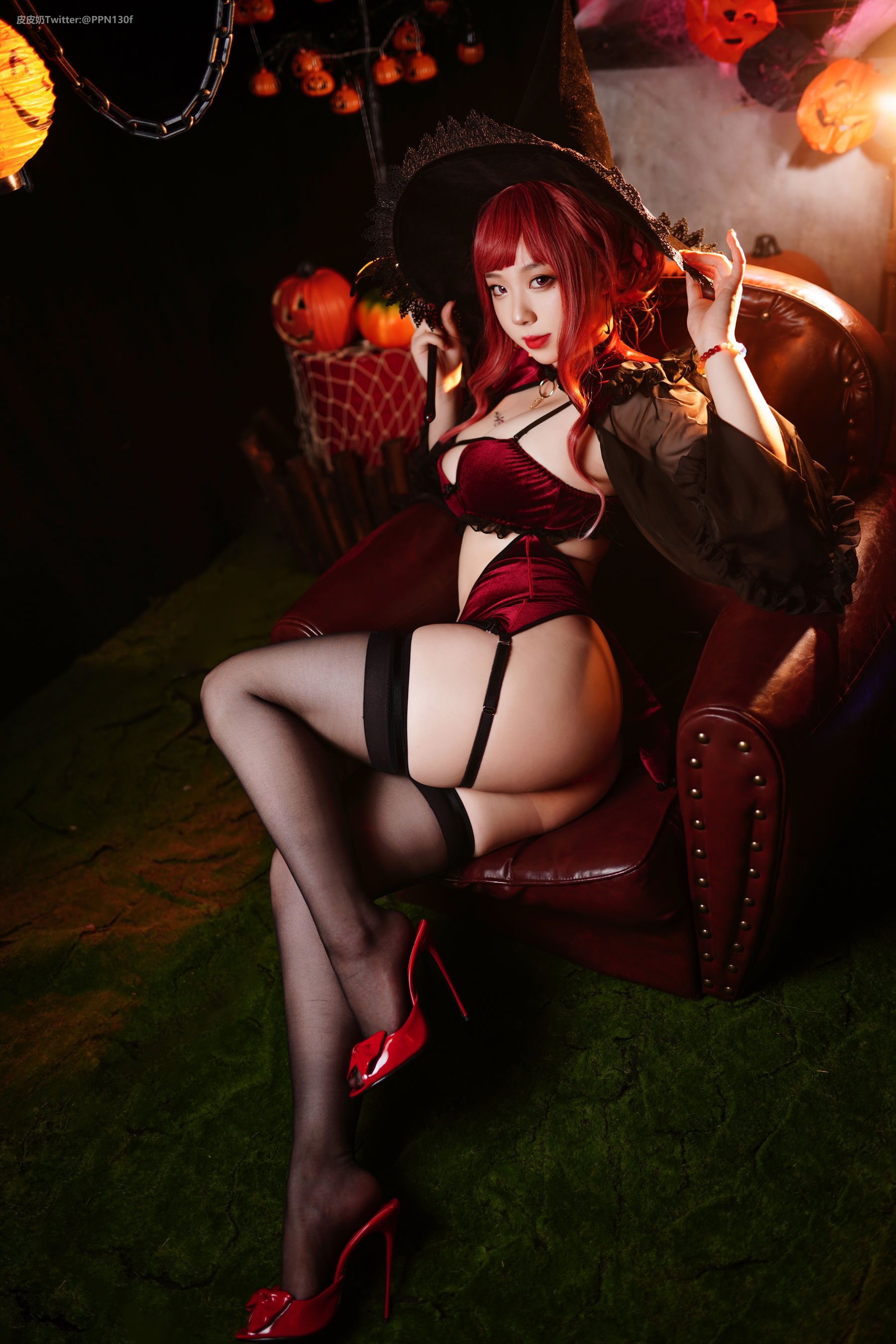 皮皮奶可可爱了啦 – 万圣节女巫 Cosplay-第2张