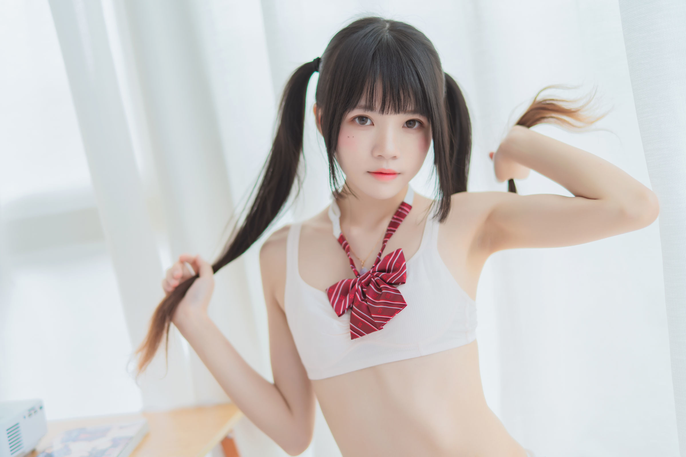 [萝莉COS] 桜桃喵 – 心形胖次 Cosplay-第4张