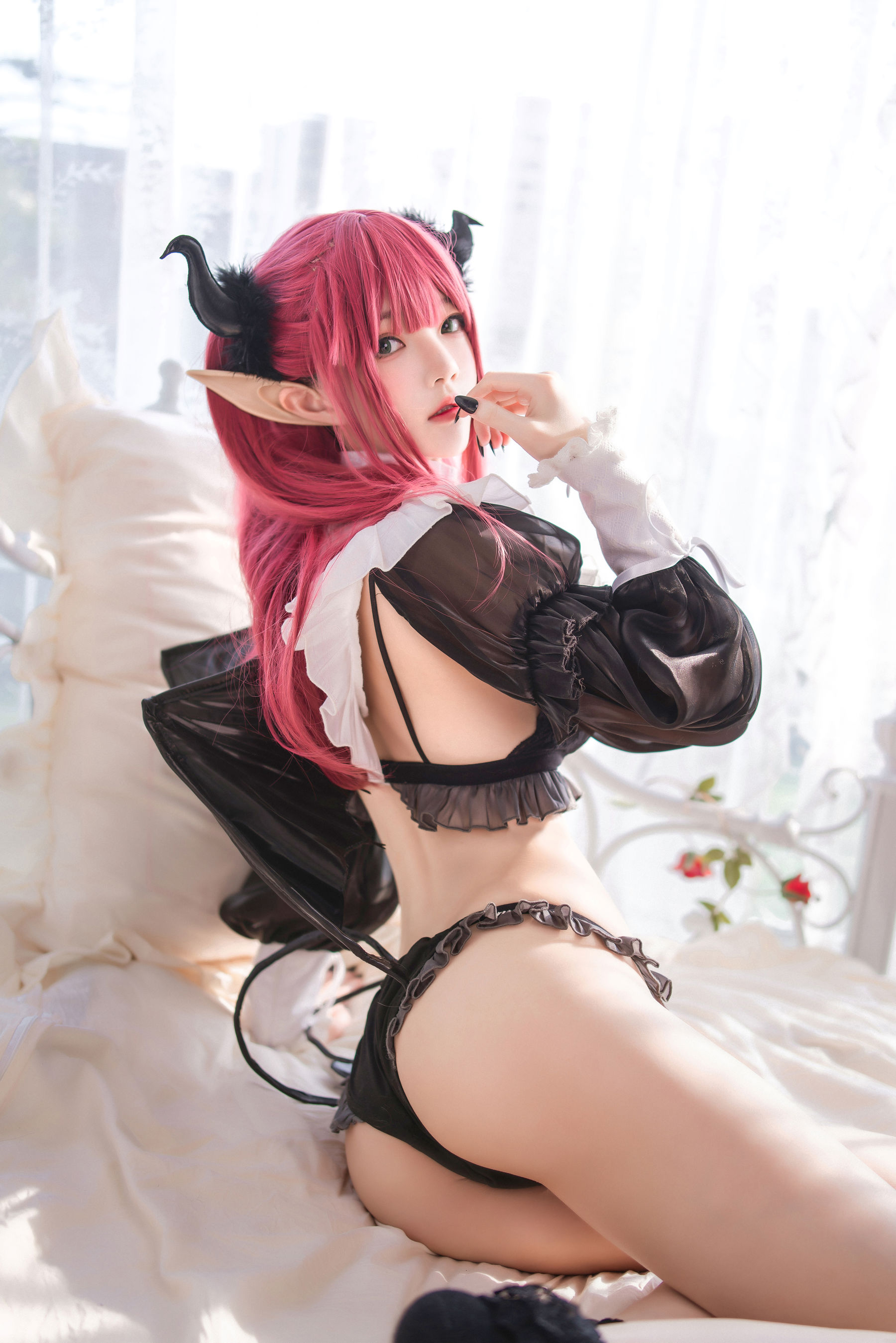 桜桃喵 – 喜多川海梦 魅魔 Cosplay-第1张