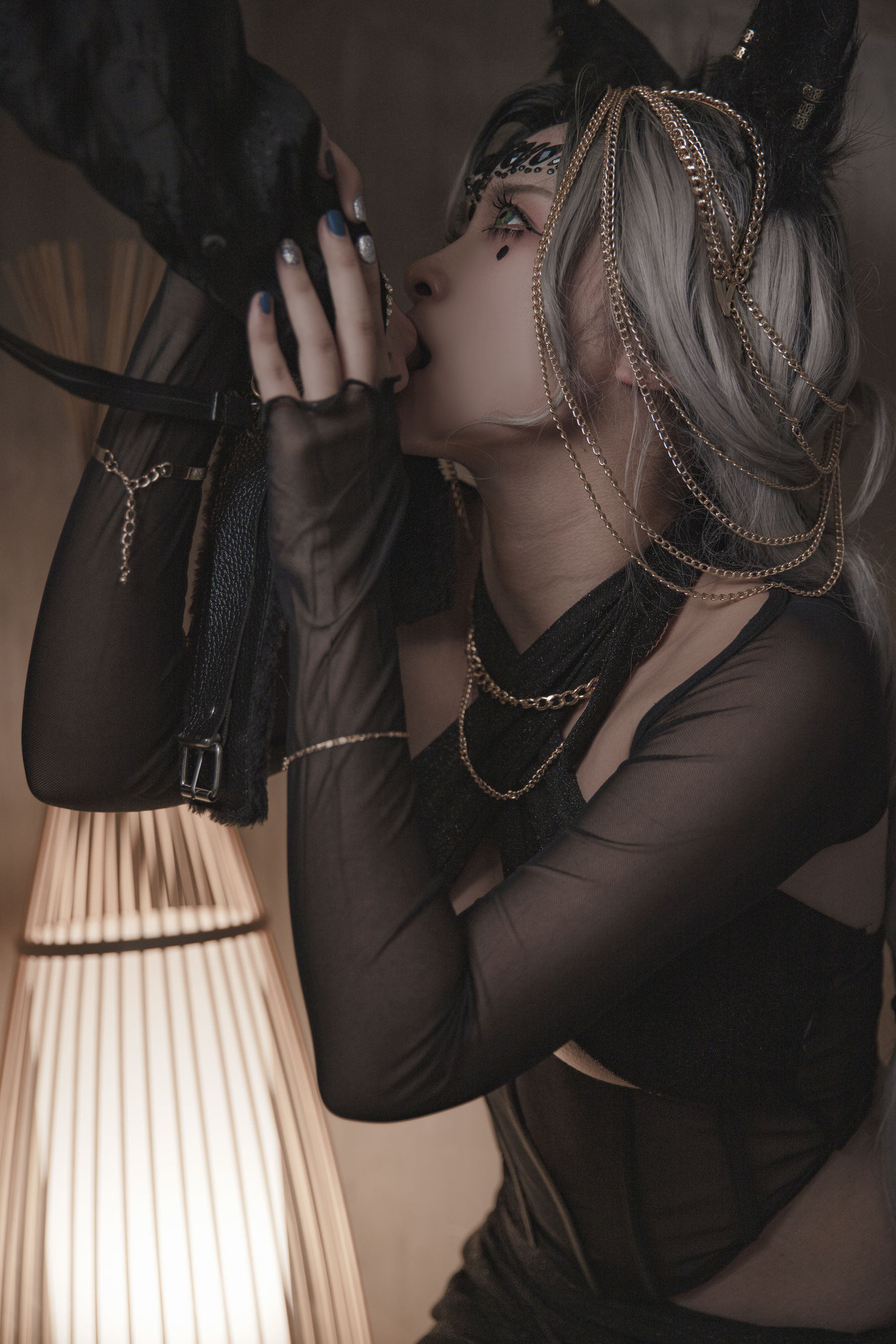 动漫博主洛璃LoLiSAMA – 狼少女 狼女的调教 Cosplay-第2张