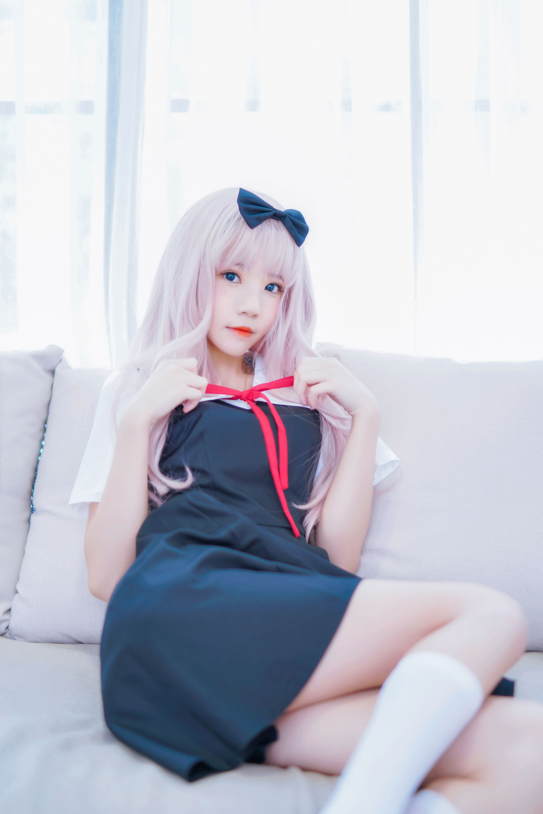 [萝莉COS] 桜桃喵《藤原千花》 Cosplay-第4张