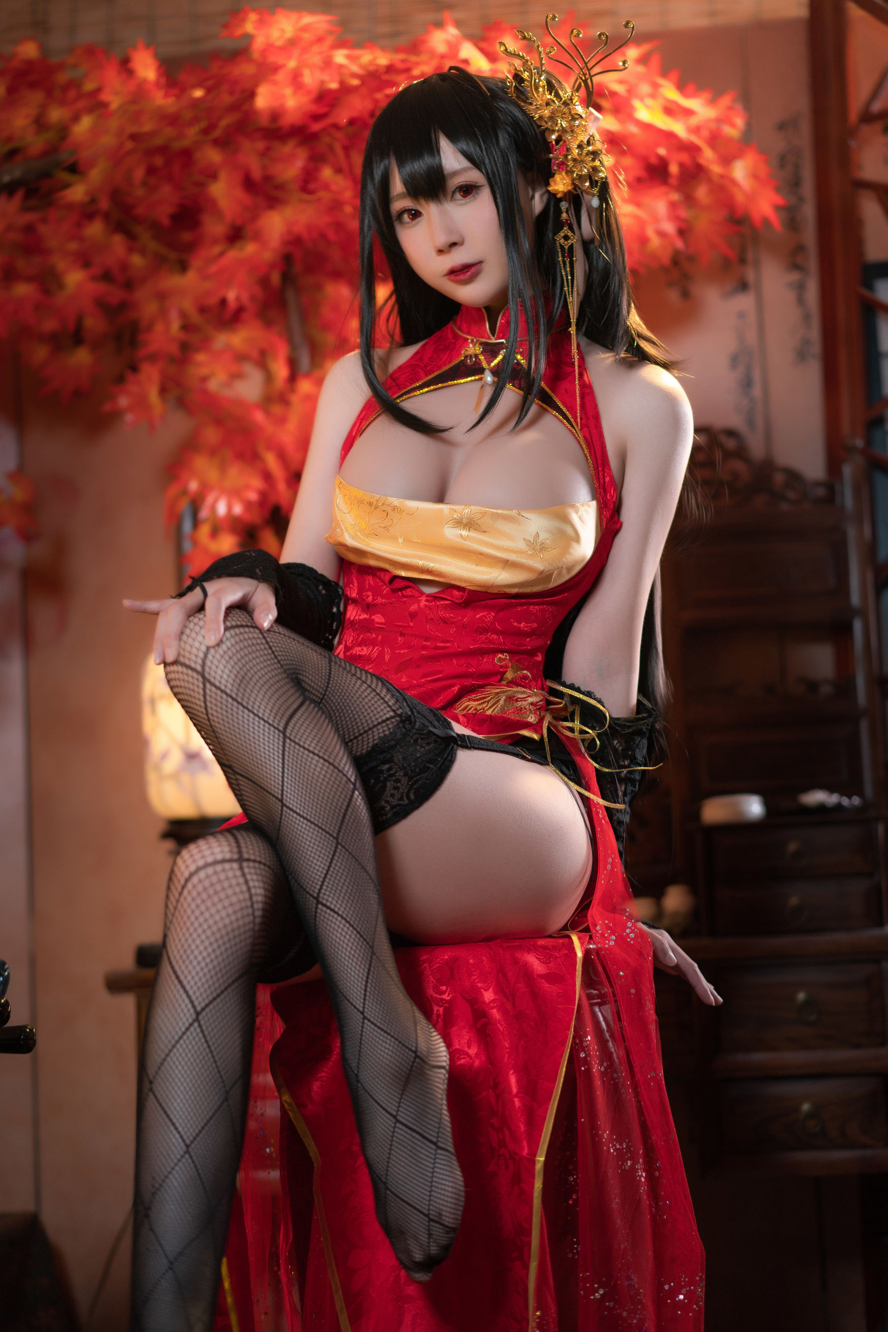 西园寺南歌 – 大凤 旗袍 Cosplay-第2张