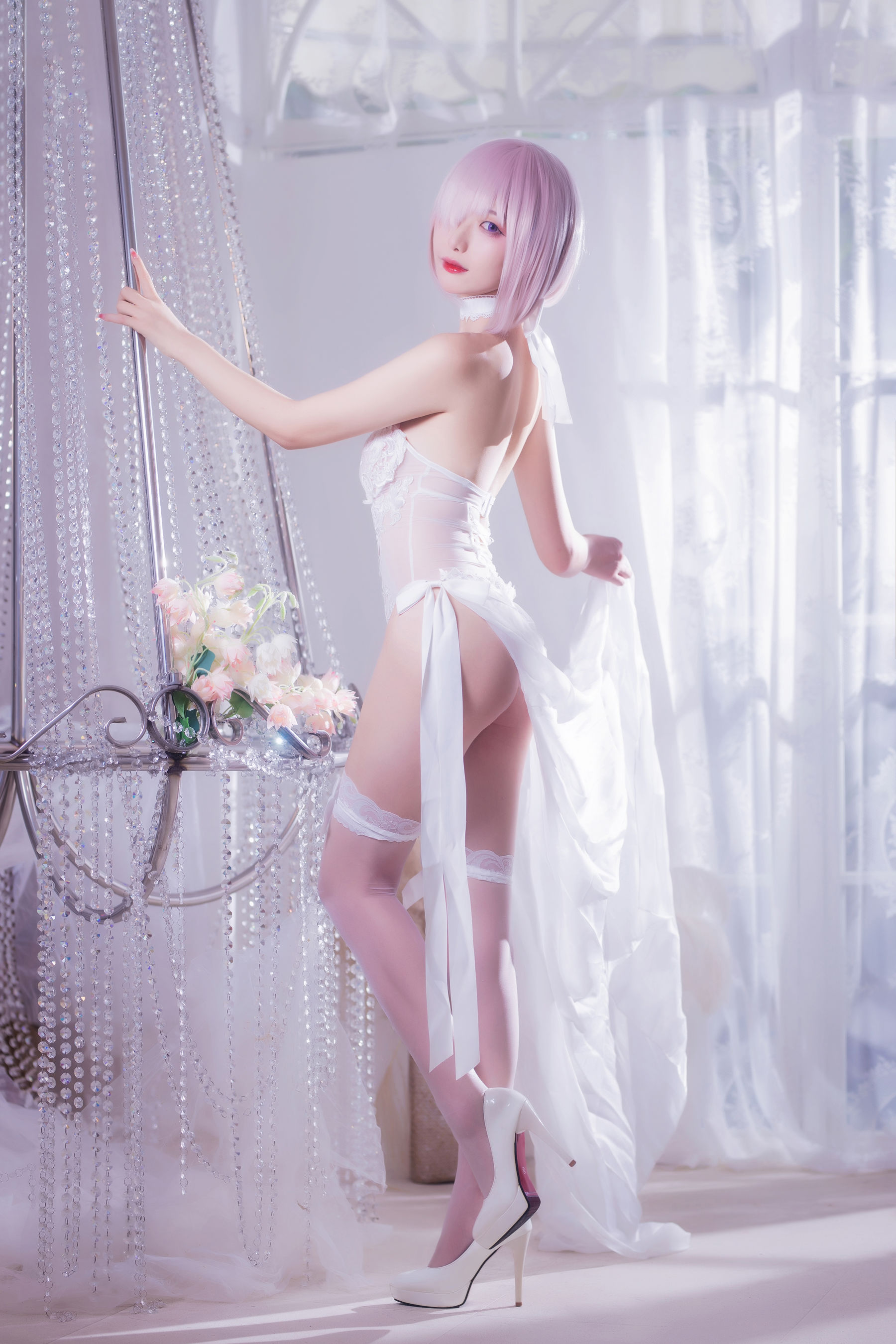 动漫博主封疆疆v – 婚纱玛修 Cosplay-第6张
