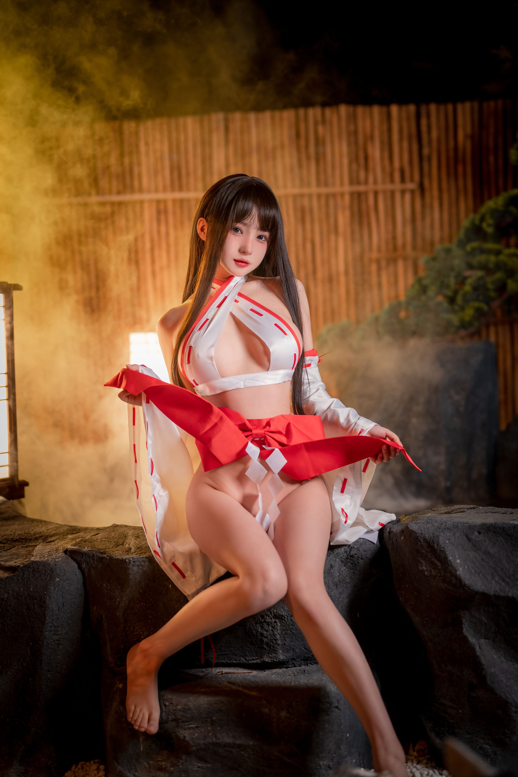 桜井宁宁 – 纯洁巫女 Cosplay-第6张