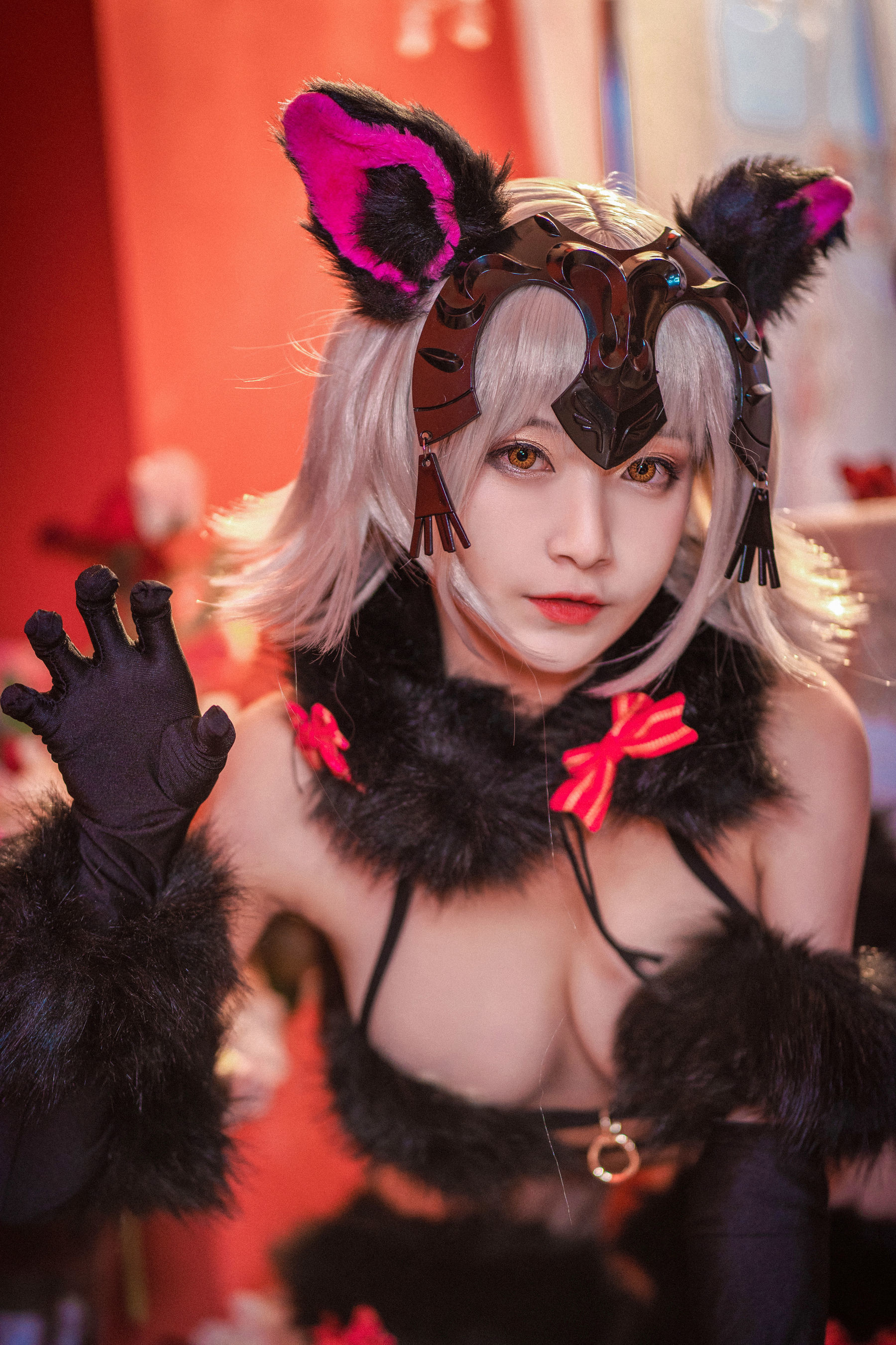 动漫博主铁板烧鬼舞w 花魁2 Cosplay-第5张