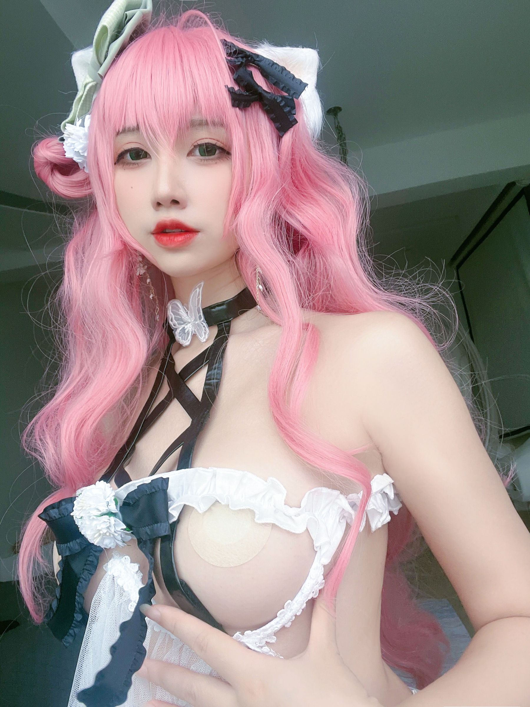 动漫博主九曲Jean – 粉发妹妹 Cosplay-第5张