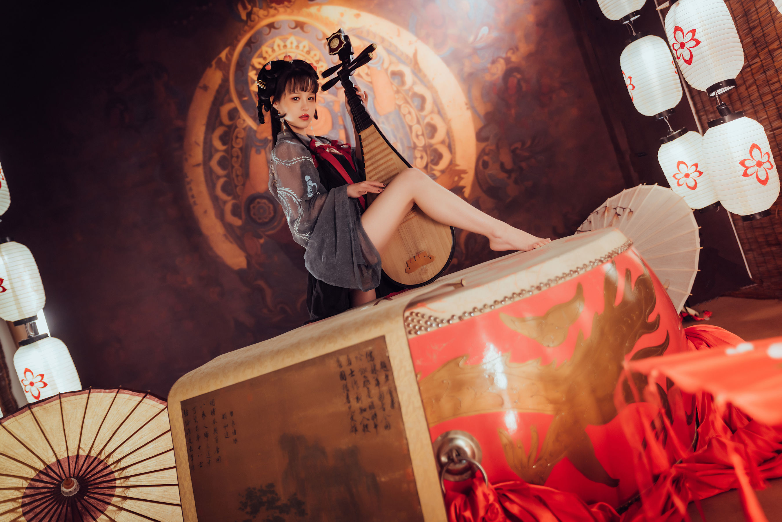 美少女晕崽 – 小琵琶精 Cosplay-第3张