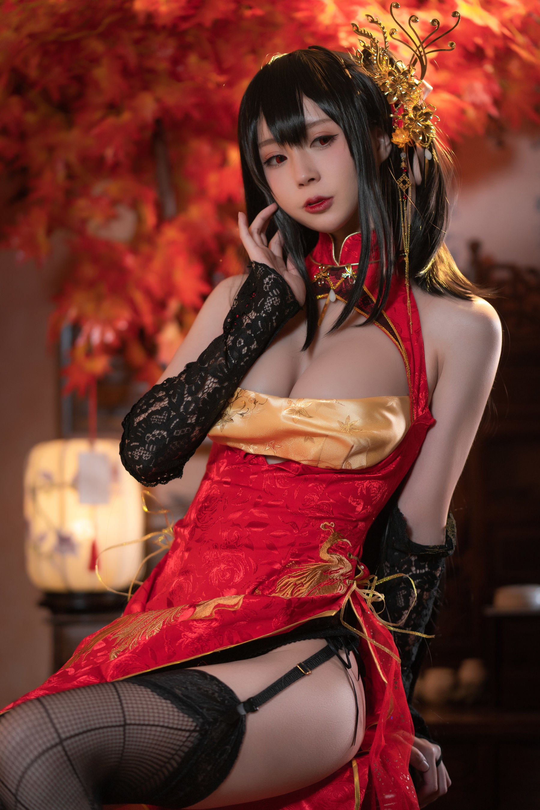 西园寺南歌 – 大凤 旗袍 Cosplay-第3张