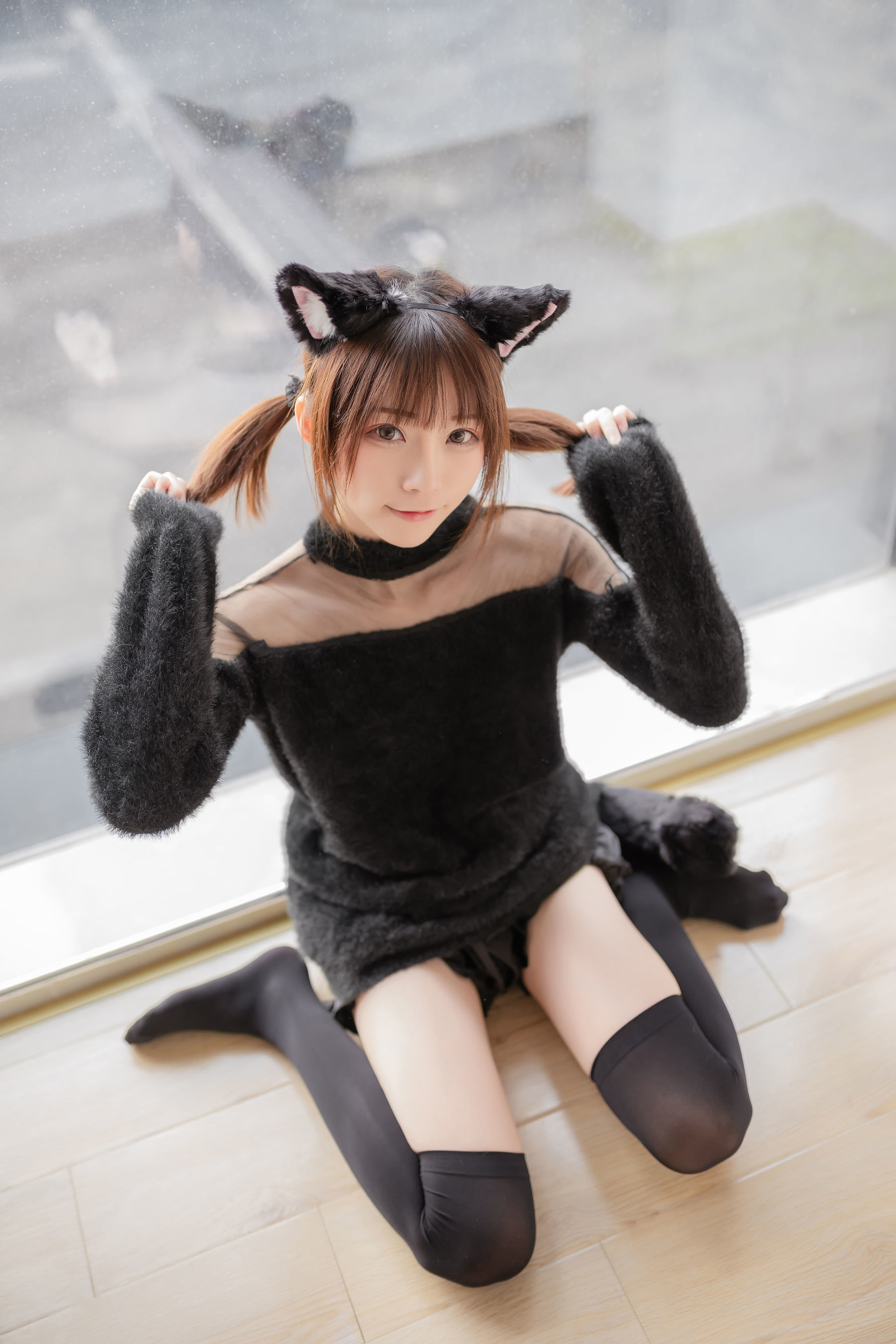 动漫博主Kitaro_绮太郎 – 黑喵 Cosplay-第26张