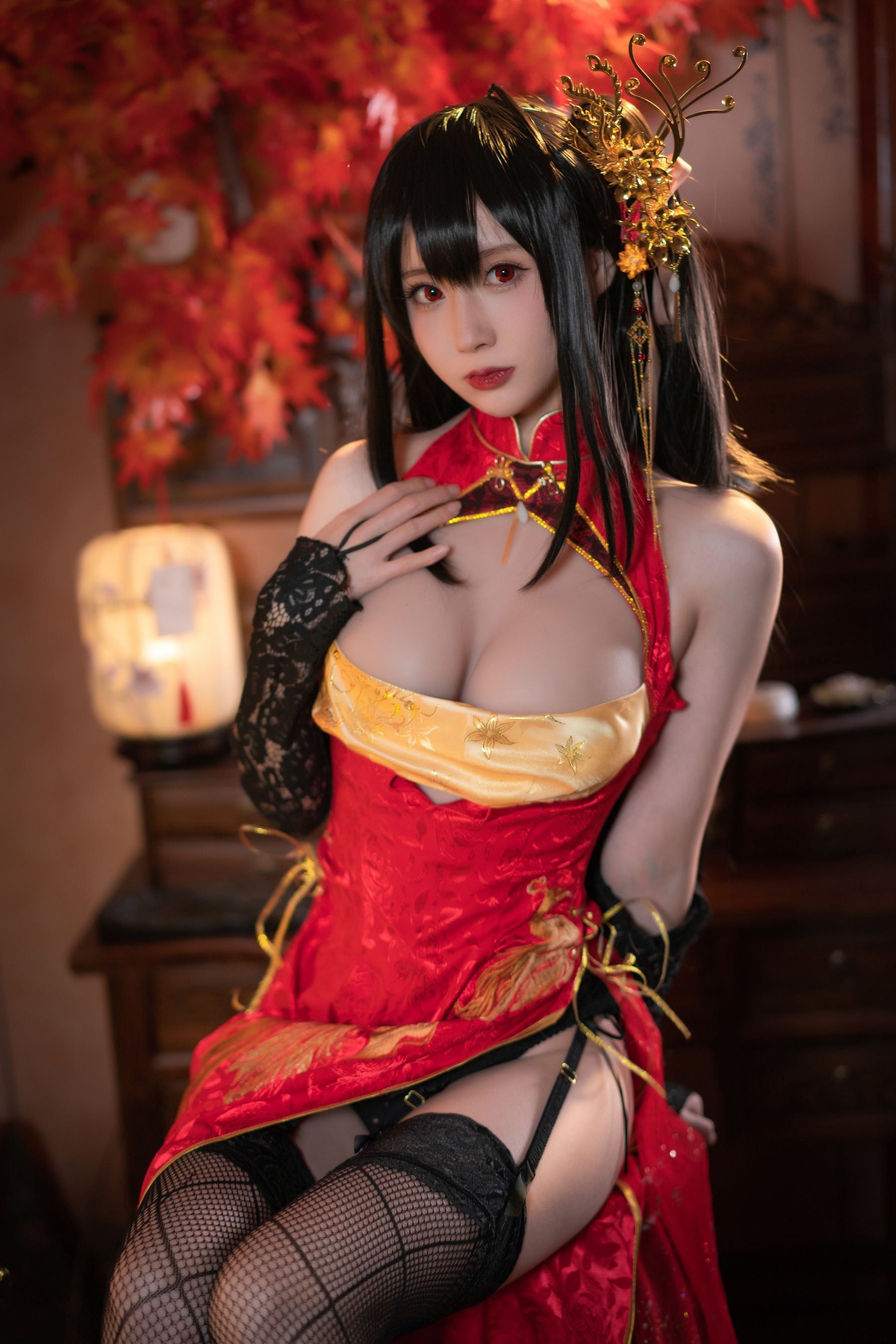 西园寺南歌 – 大凤 旗袍 Cosplay-第1张